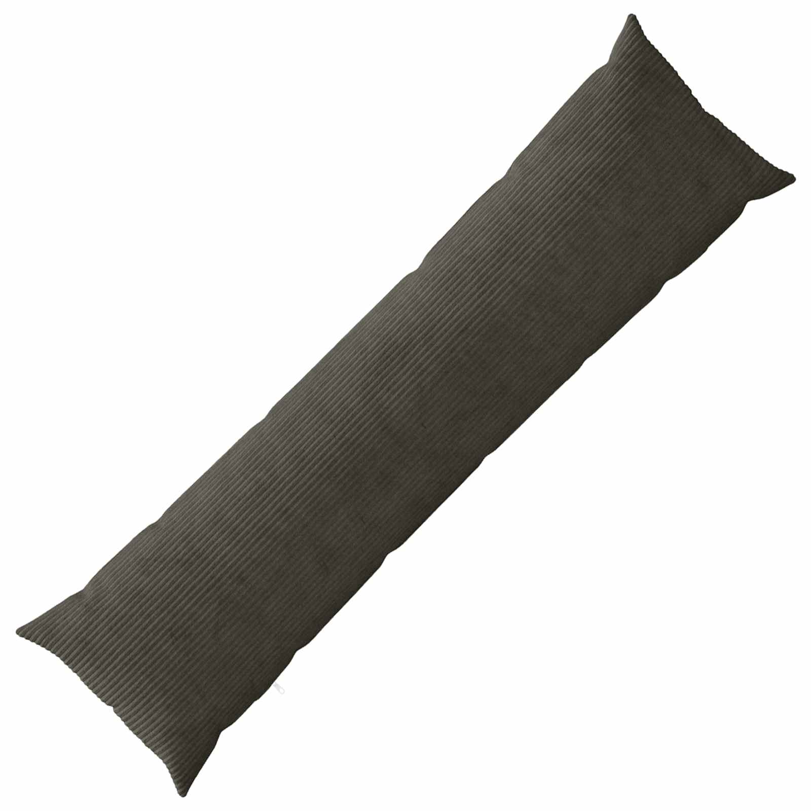 Kussensloop HEERLEN Antracietkleurig 40 x 145 cm corduroy image 1