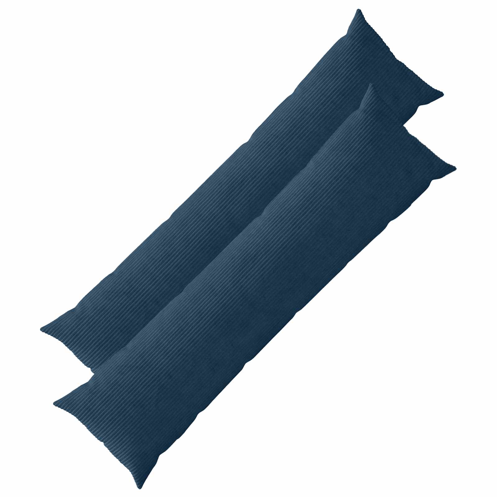 Kussensloop 2 pcs HEERLEN Marineblauw 40 x 145 cm corduroy image 1