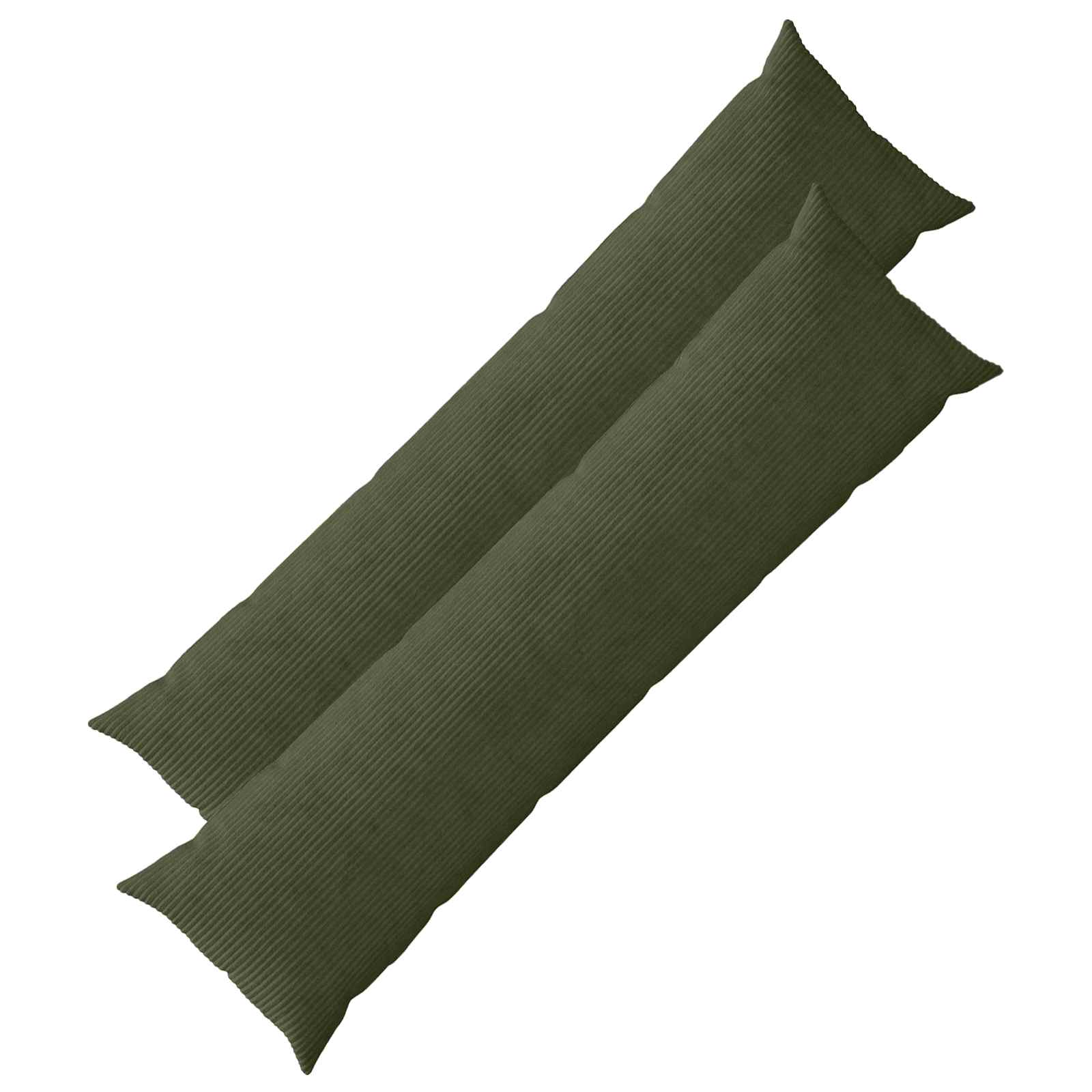 Kussensloop 2 pcs HEERLEN Groen 40 x 145 cm corduroy image 1