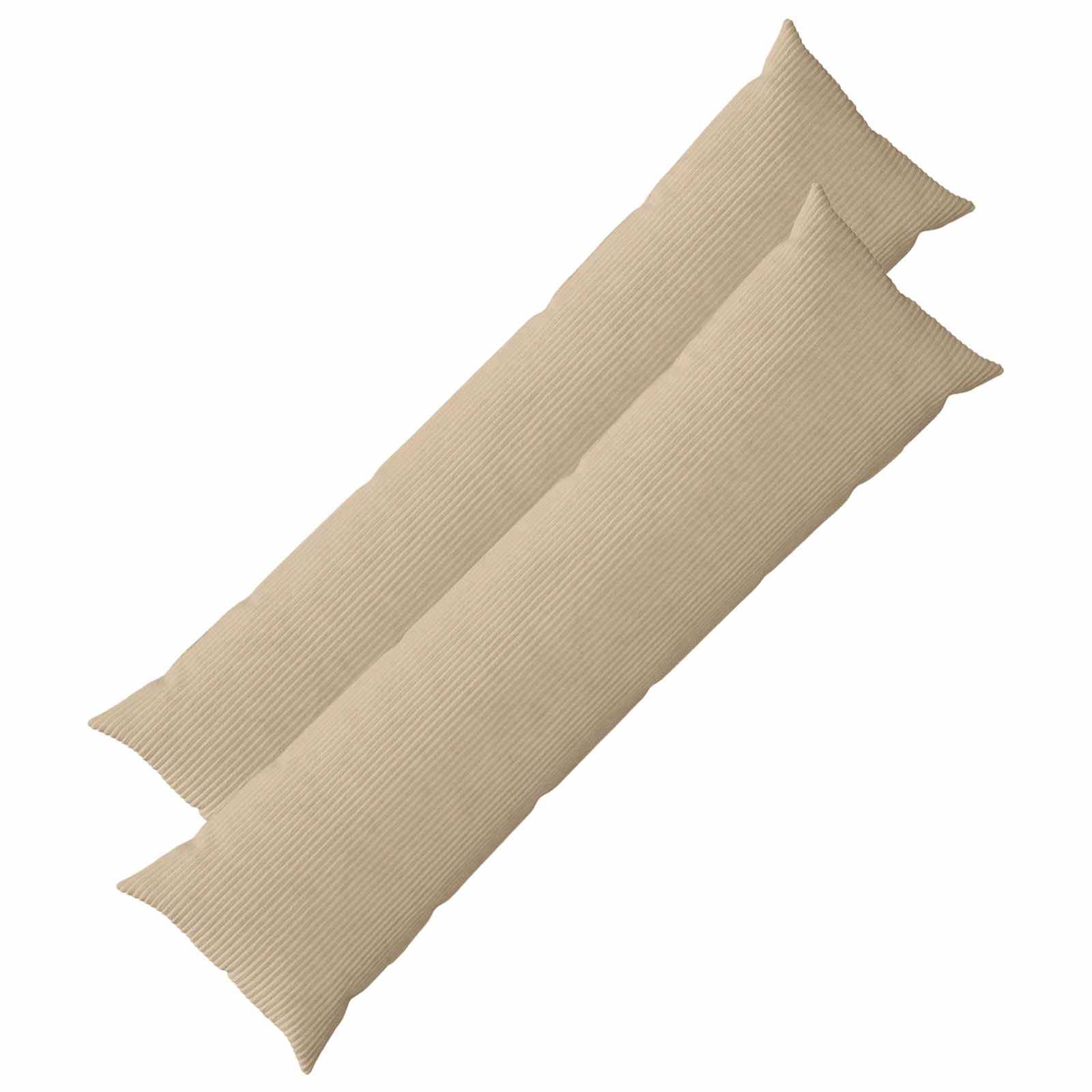 Kussensloop 2 pcs HEERLEN Taupe 40 x 145 cm corduroy image 1