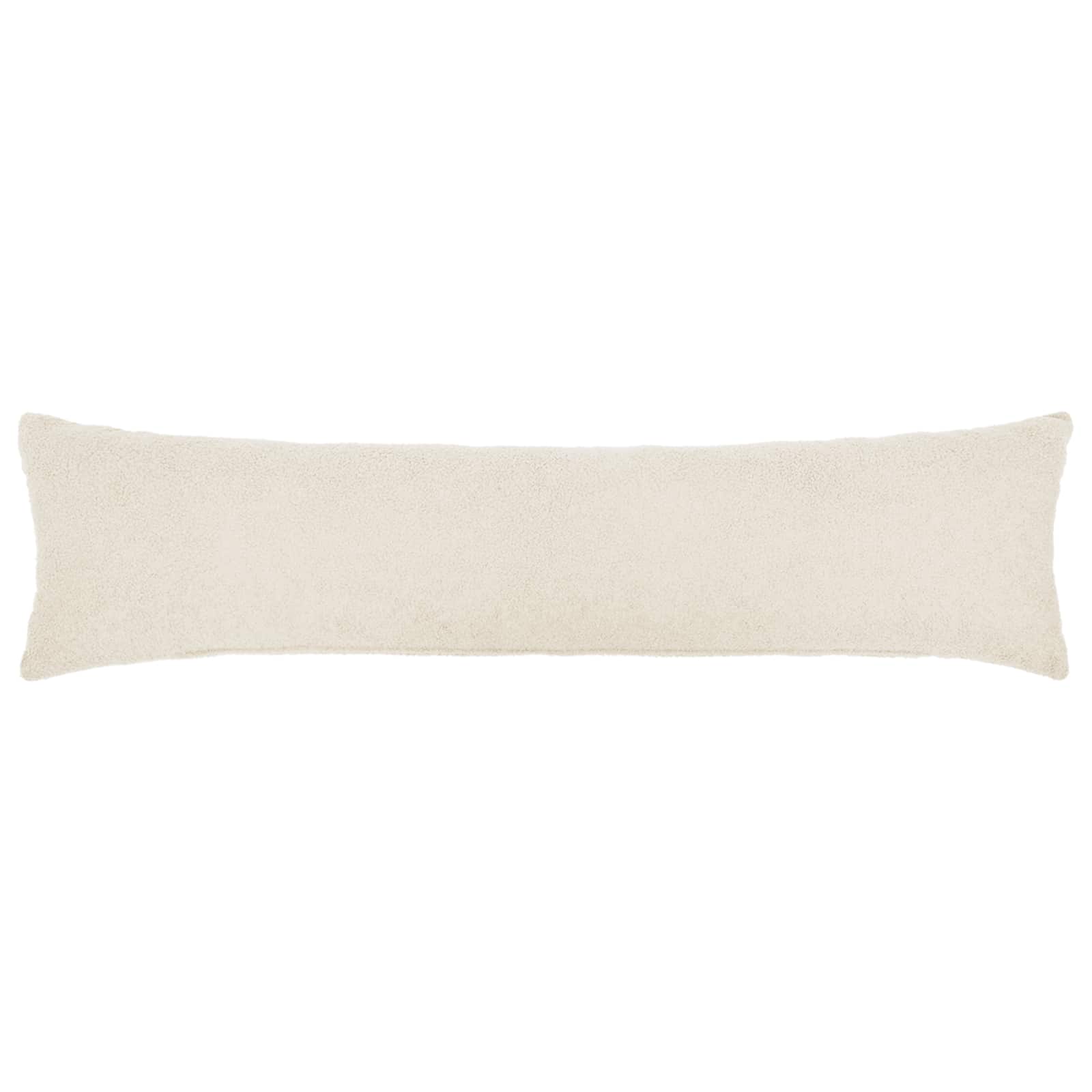 Kussensloop 2 pcs HEERLEN Crèmekleurig 40 x 145 cm Bouclé image 2
