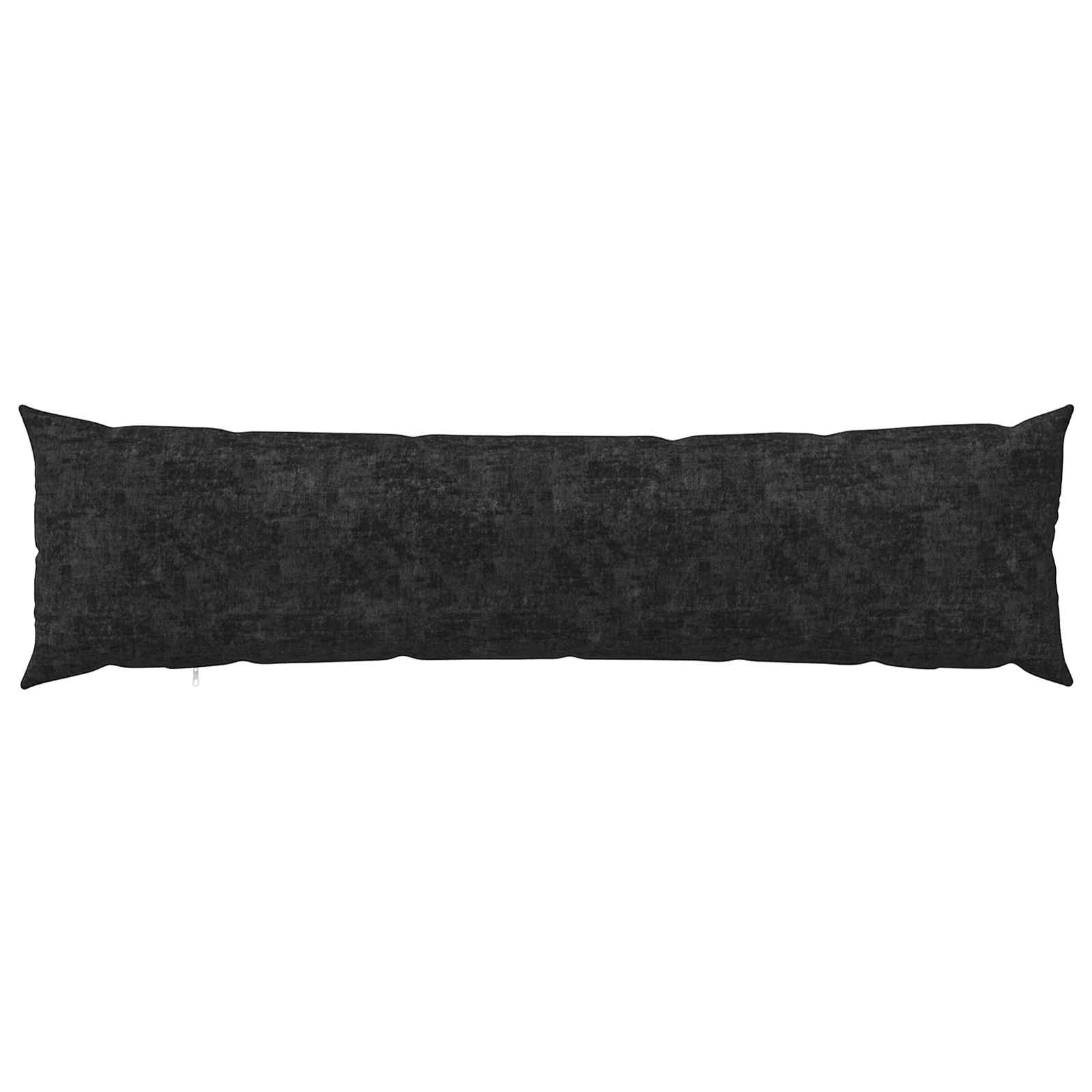 Kussensloop 2 st HEERLEN Antraciet 40 x 145 cm Chenille Stof image 4