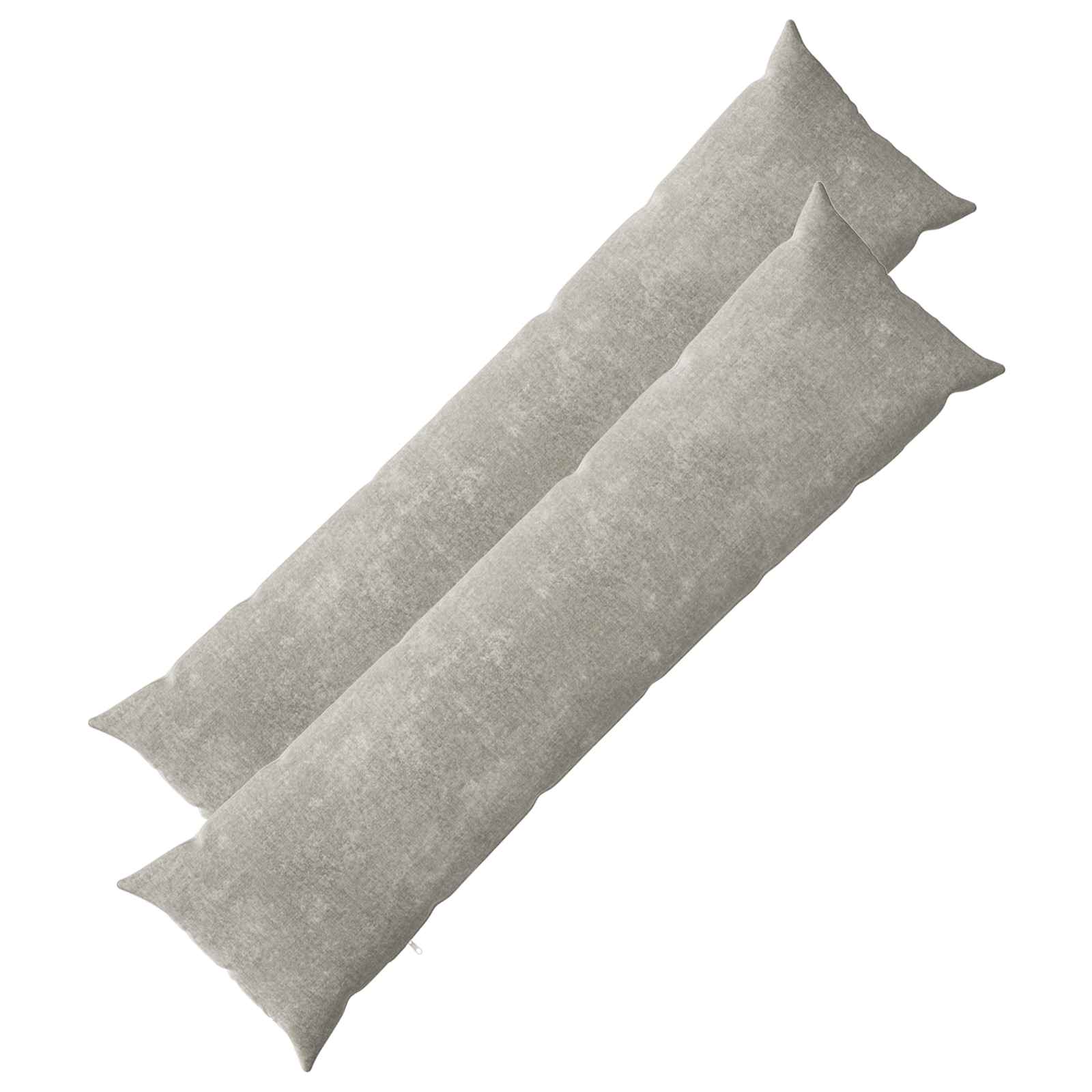 vidaXL Husă pentru pernă 2 pcs HEERLEN Gri deschis 40 x 145 cm