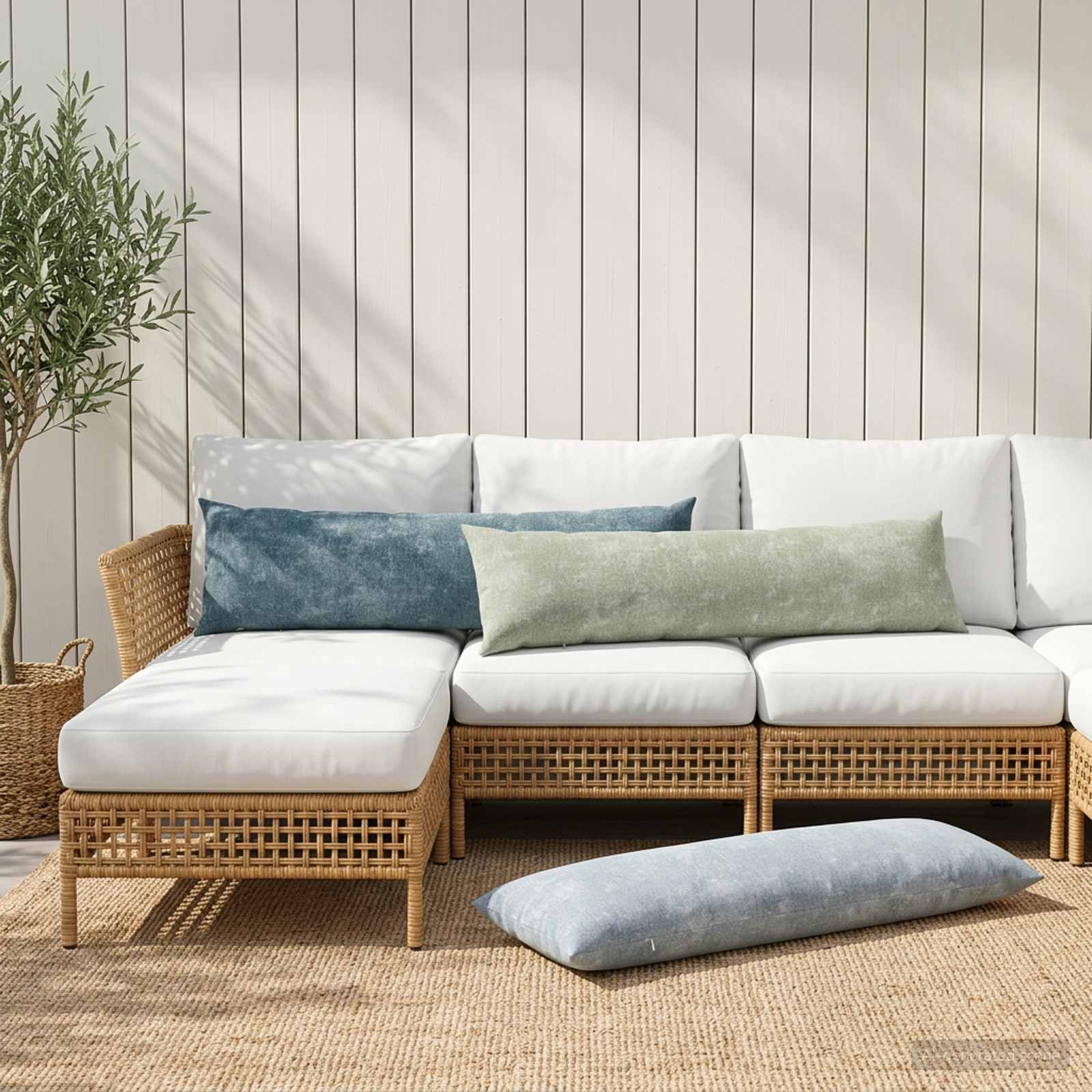 Prevleka za blazino HEERLEN Zelena 40 x 145 cm Kovinska tkanina