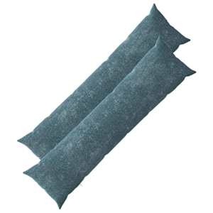 vidaXL Diivanipadi 2 tk HEERLEN Sinine 40 x 145 cm &Scaron;en&uuml;&uuml;lfabric