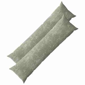 vidaXL Diivanipadi 2 tk HEERLEN Roheline 40 x 145 cm &Scaron;en&uuml;&uuml;lfabric