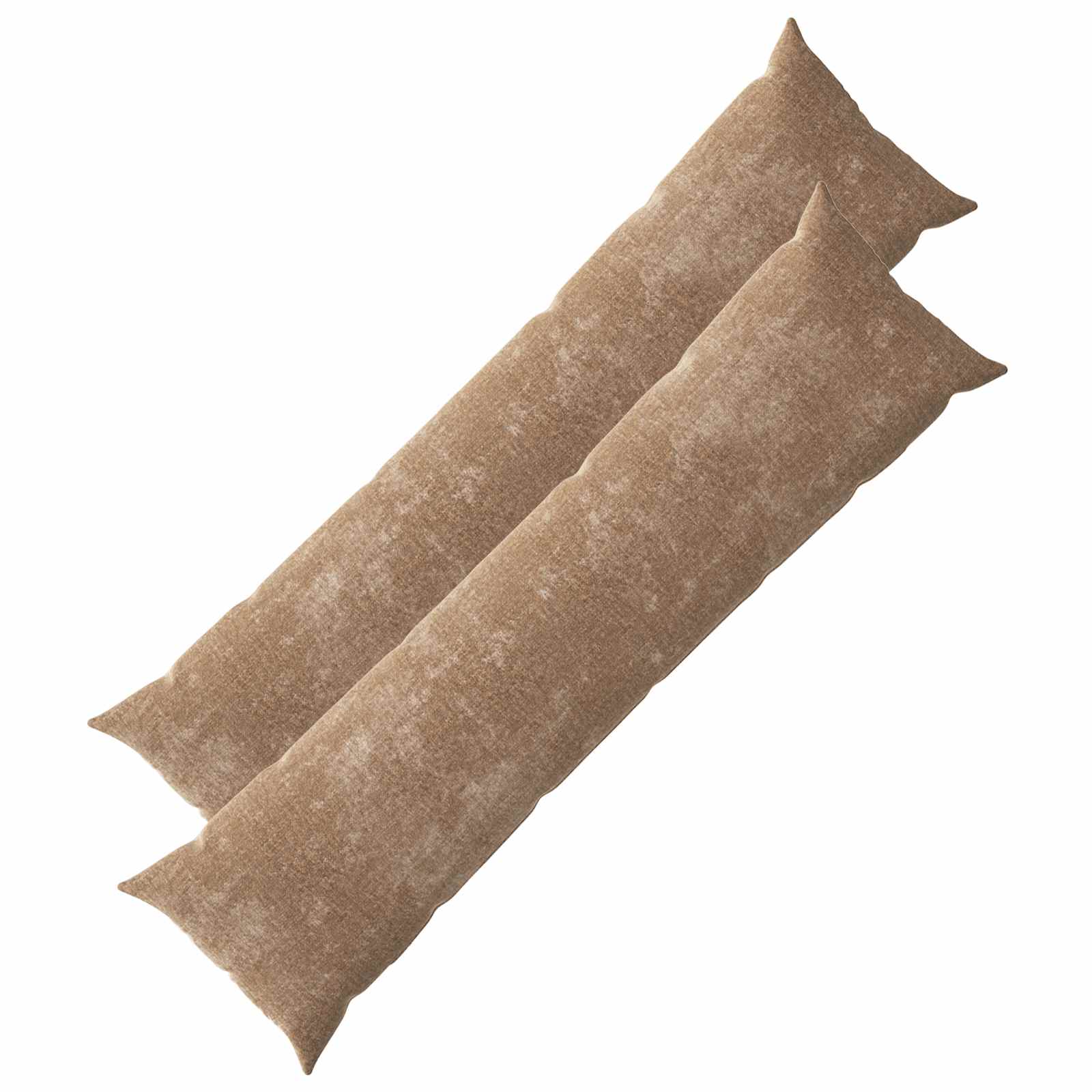 vidaXL Husă pentru pernă 2 pcs HEERLEN Maro 40 x 145 cm