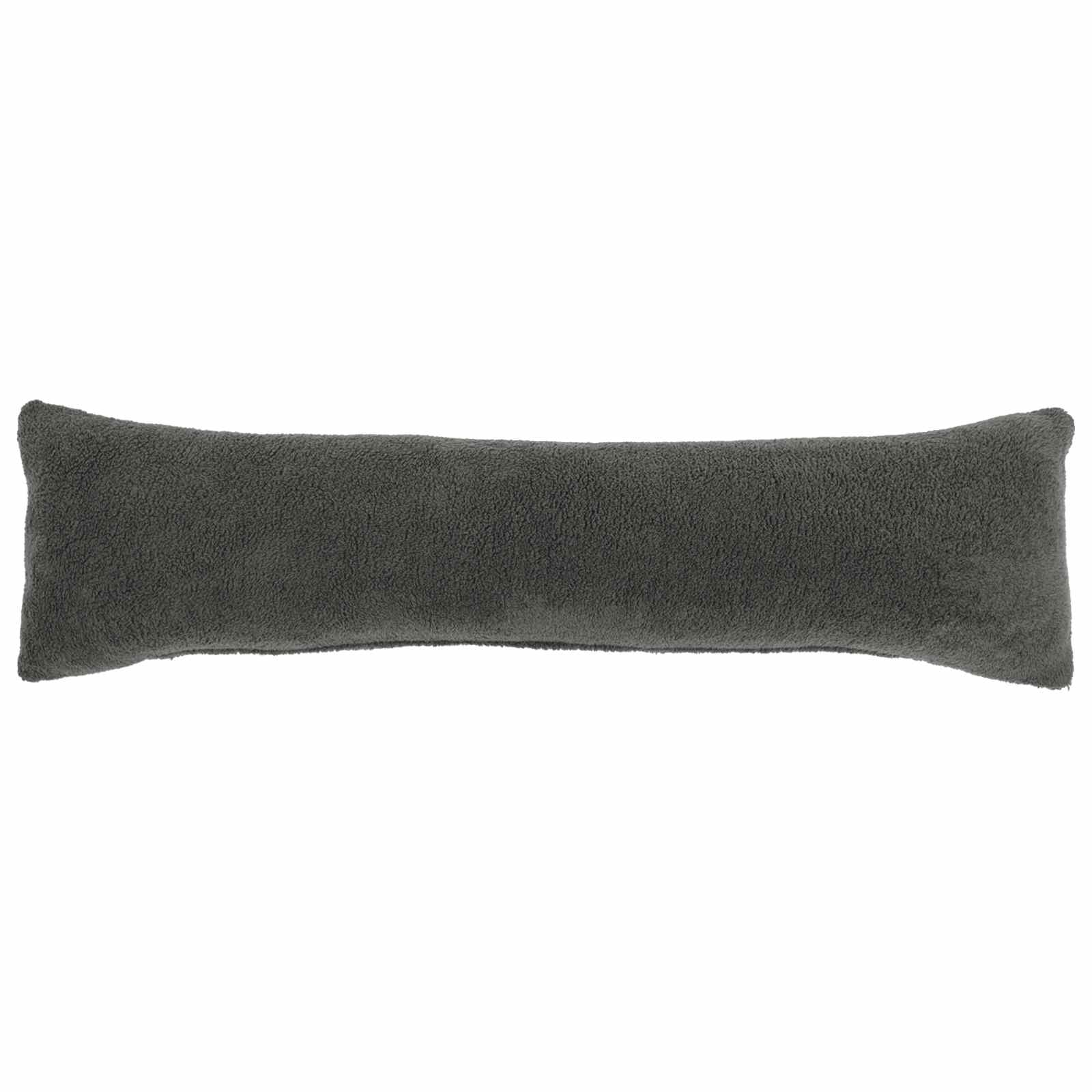 Prevleka za blazino 2 kos HEERLEN Temno siva 40 x 145 cm Bouclé
