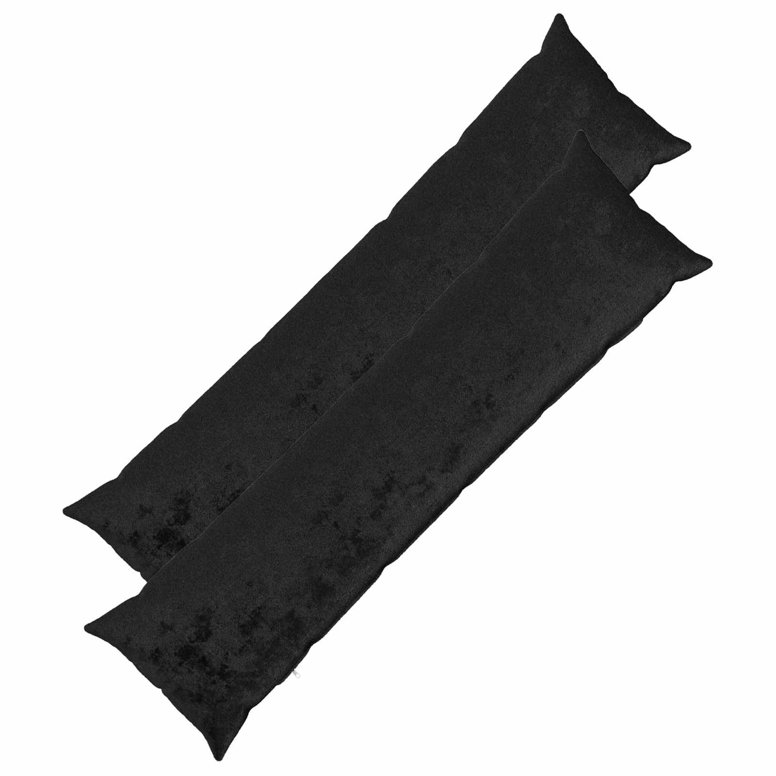 Kussensloop 2 pcs HEERLEN Zwart 40 x 145 cm Flanel image 1