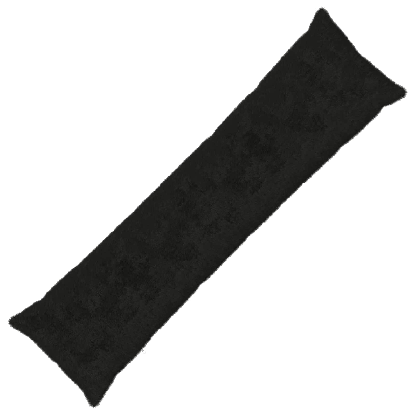 Kussensloop HEERLEN Zwart 40 x 145 cm Nep Konijnenbont image 1