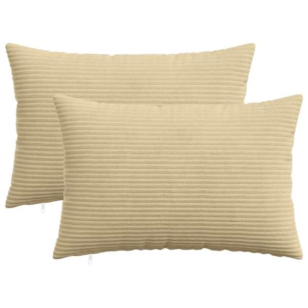 vidaXL Diivanipadi 2 pcs HEERLEN Roheline Hall 40 x 60 cm manchester