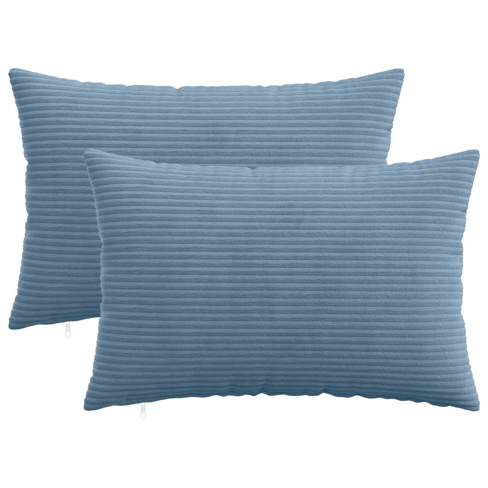 Kussensloop 2 pcs HEERLEN Blauw 40 x 60 cm corduroy image 1