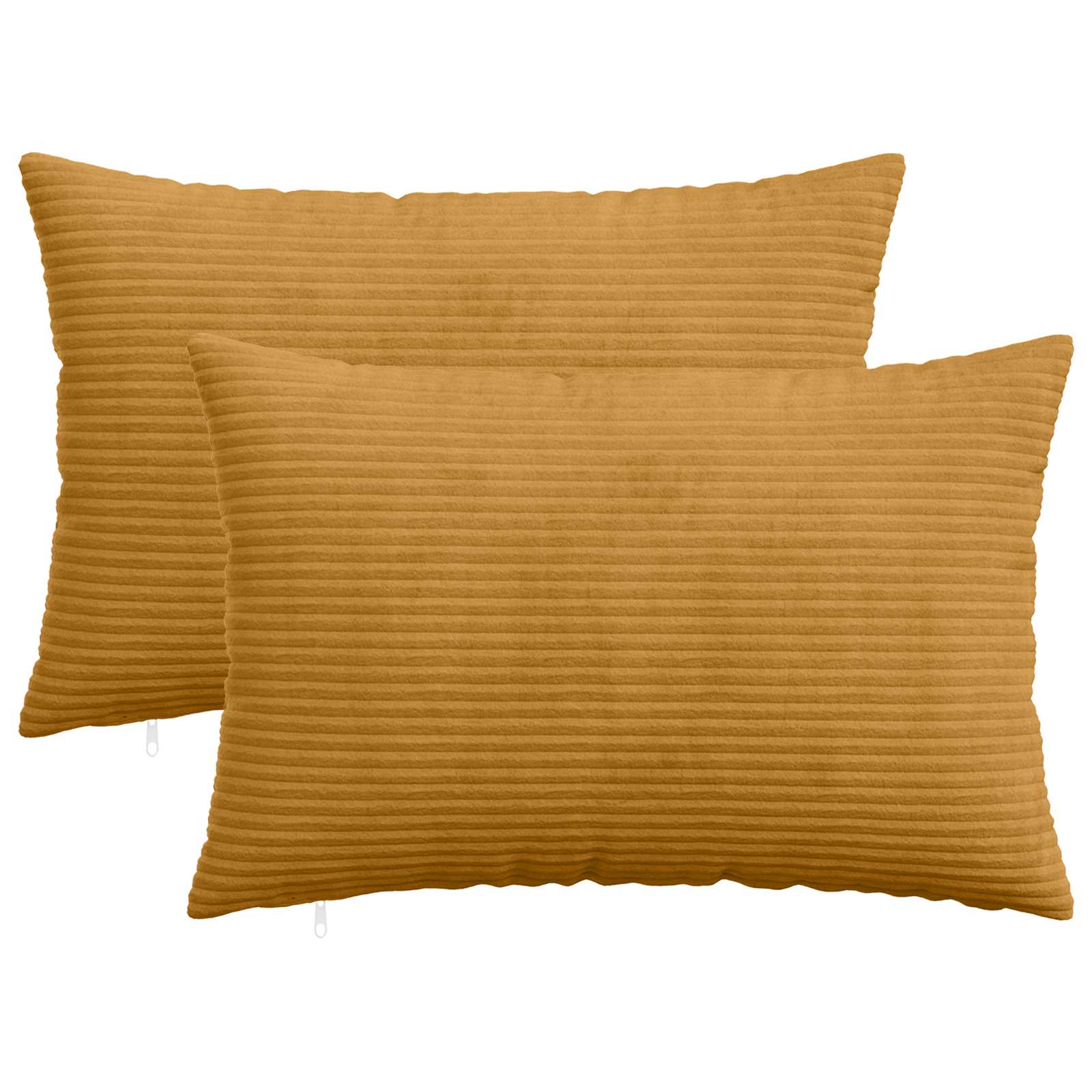 Kussensloop 2 pcs HEERLEN Geel 40 x 60 cm corduroy image 1