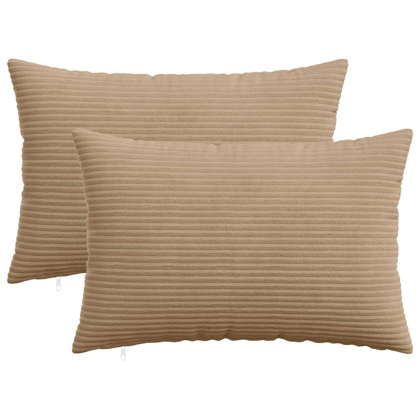 Kussensloop 2 pcs HEERLEN Bruin 40 x 60 cm corduroy image 1