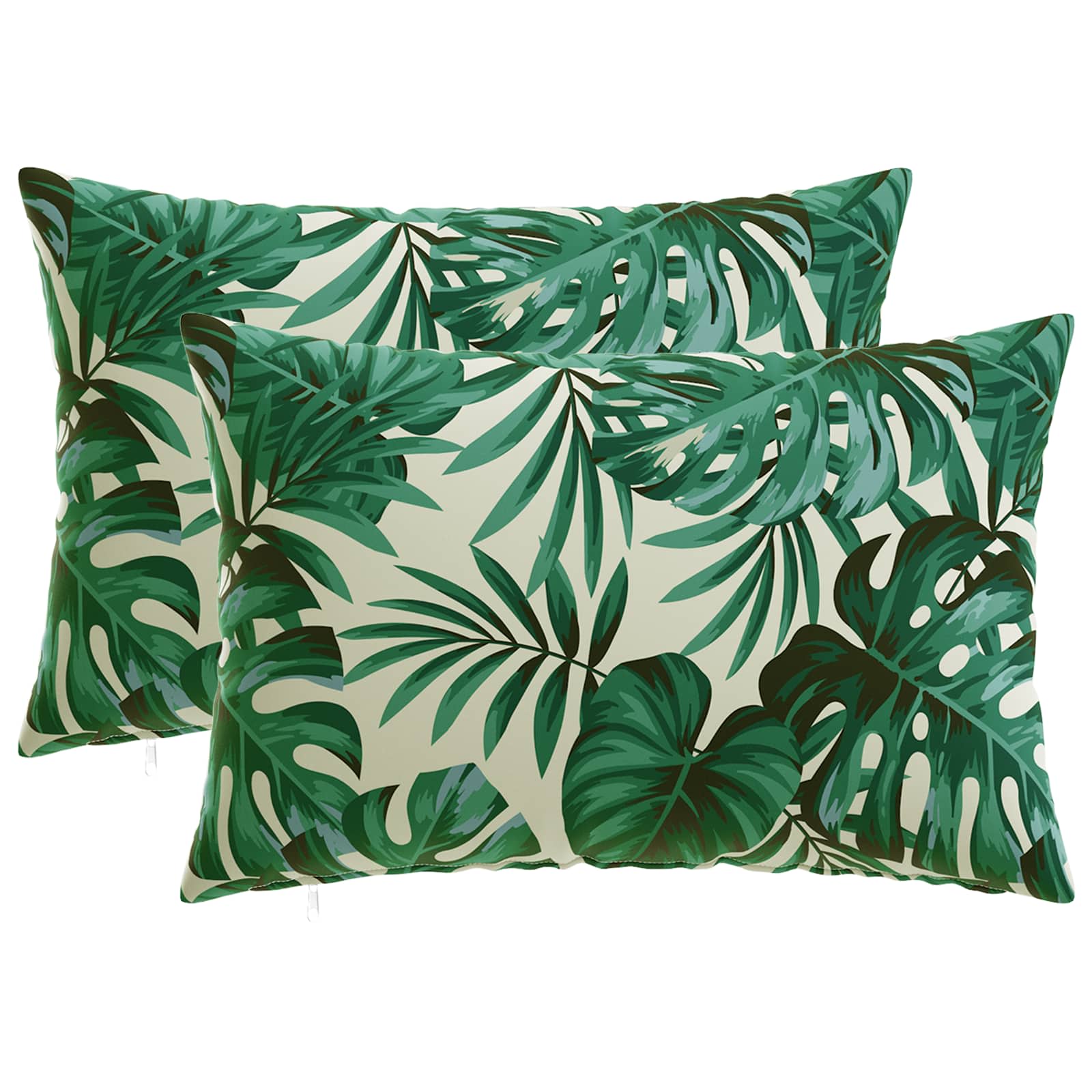 Kussensloop 2 pcs HEERLEN Bladpatroon 40 x 60 cm Polyester image 1
