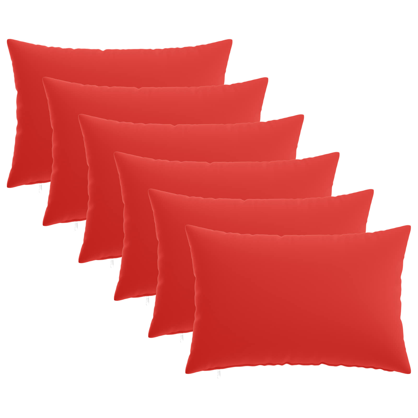 Kussensloop 6 pcs HEERLEN Rood 40 x 60 cm Polyester image 1