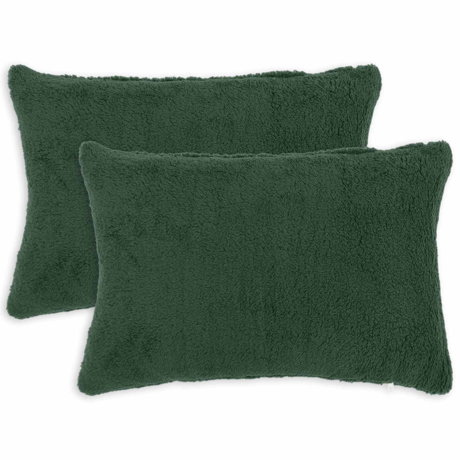 Kussensloop 2 pcs HEERLEN Donkergroen 40 x 60 cm Bouclé image 1