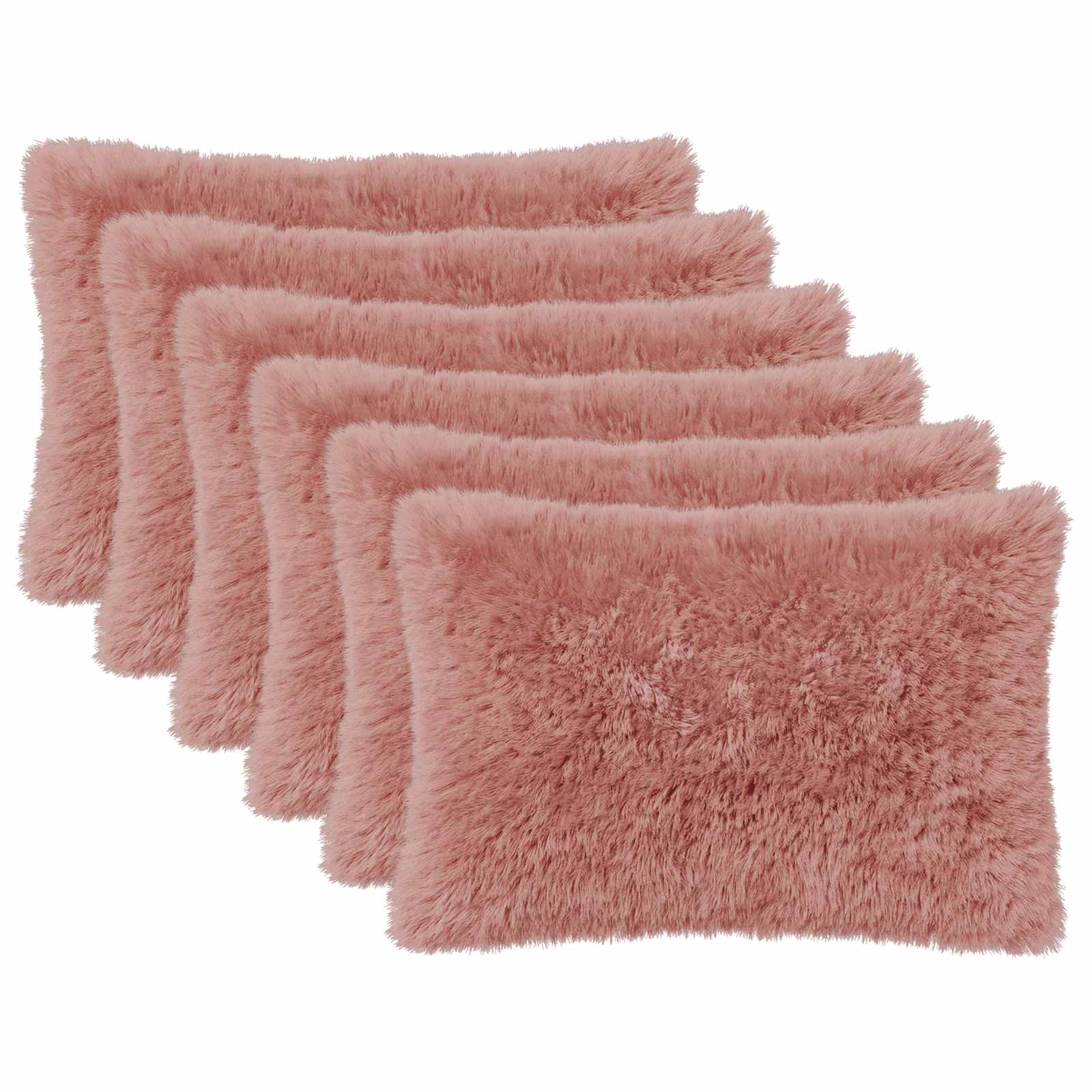 Kussensloop 6 pcs HEERLEN Roze 40 x 60 cm PV Fleece image 2