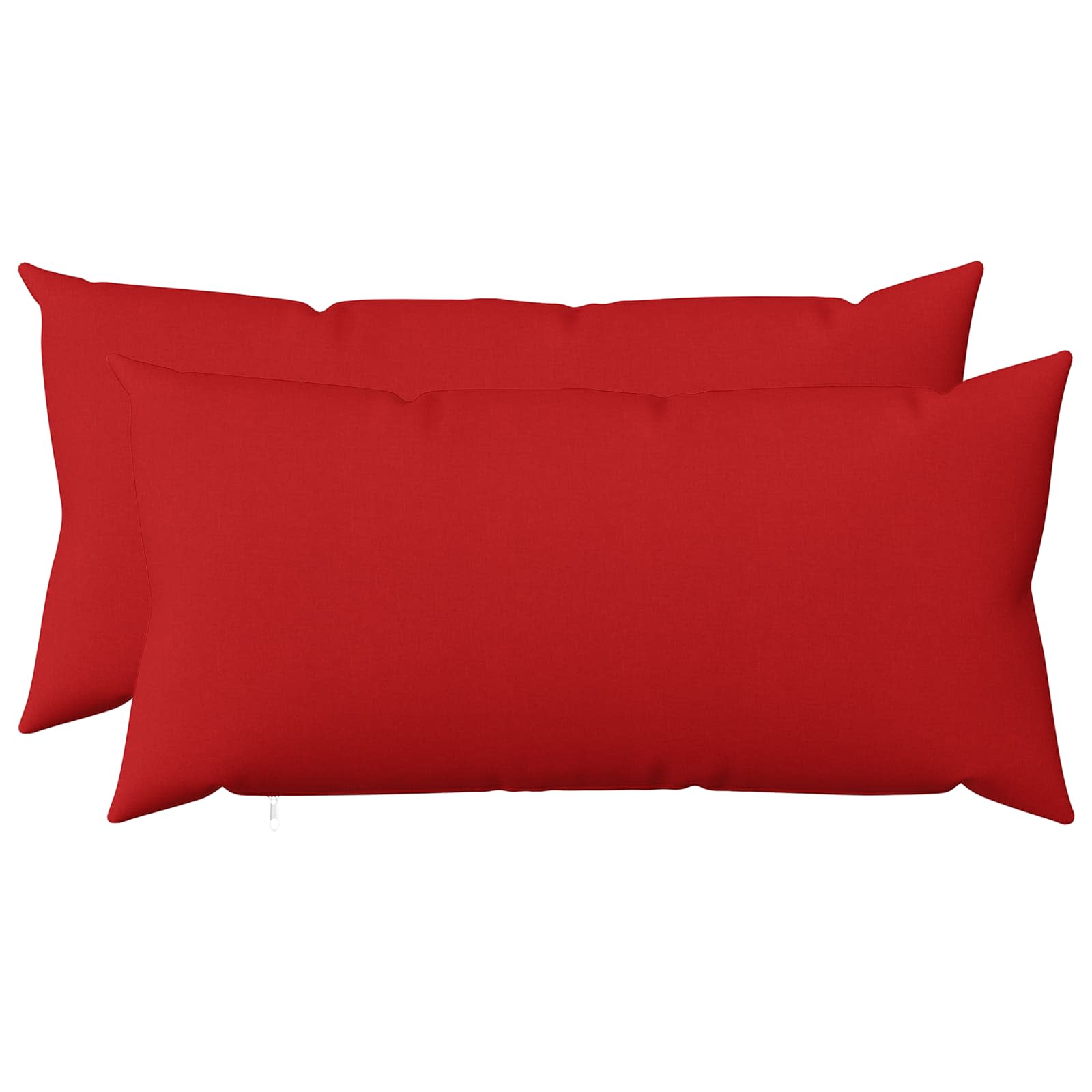 Kussensloop 2 st HEERLEN Rood 40 x 70 cm Stof image 1