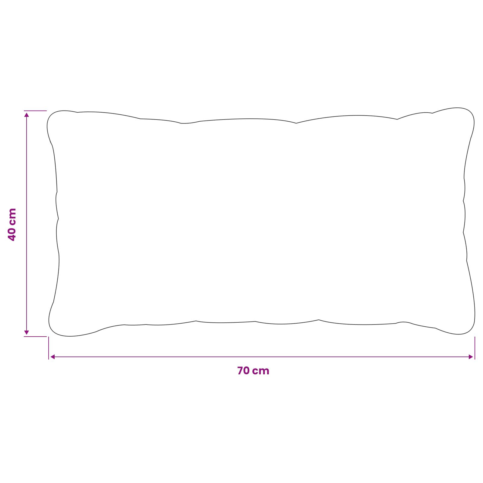 Kussensloop 6 pcs HEERLEN Blauw 40 x 70 cm Fluweel image 9