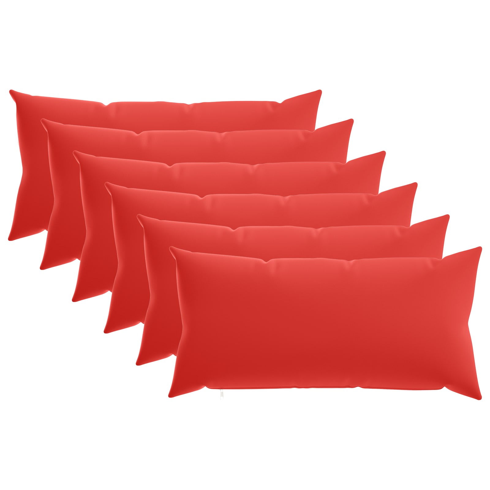 Kussensloop 6 pcs HEERLEN Rood 40 x 70 cm Polyester image 1