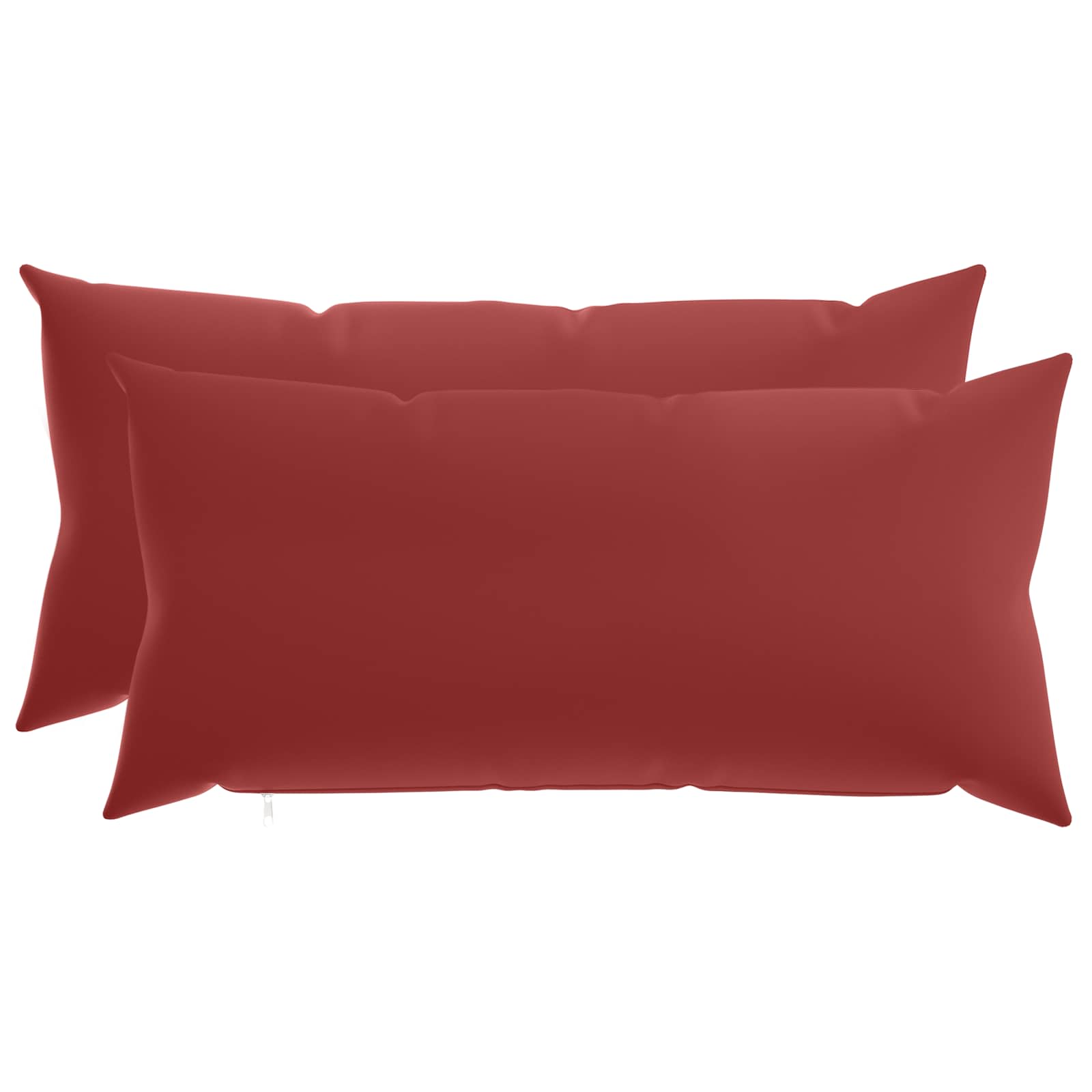 Kussensloop 2 pcs HEERLEN Wijnrood 40 x 70 cm Polyester image 1