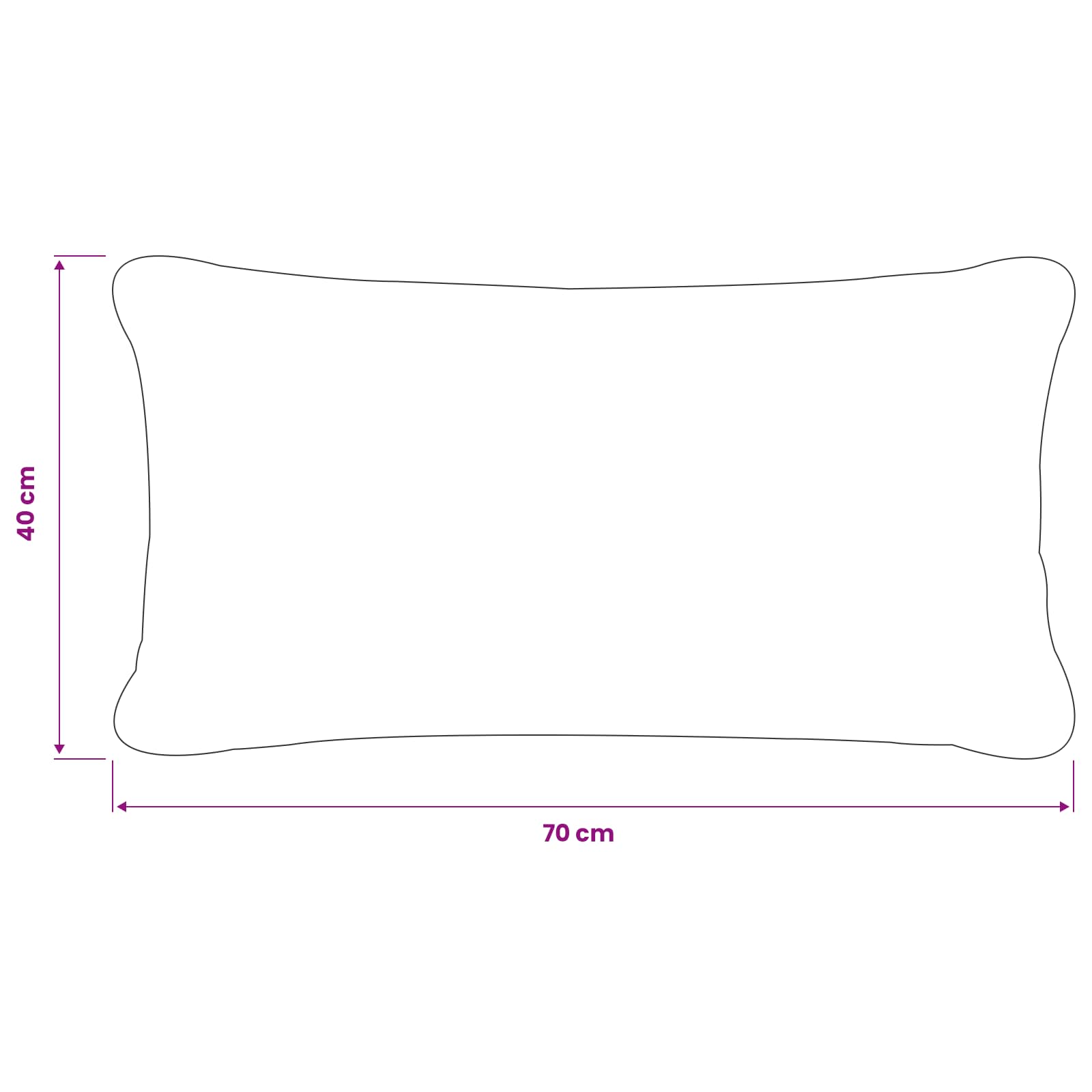 Prevleka za blazino 6 kos HEERLEN Temno zelena 40 x 70 cm