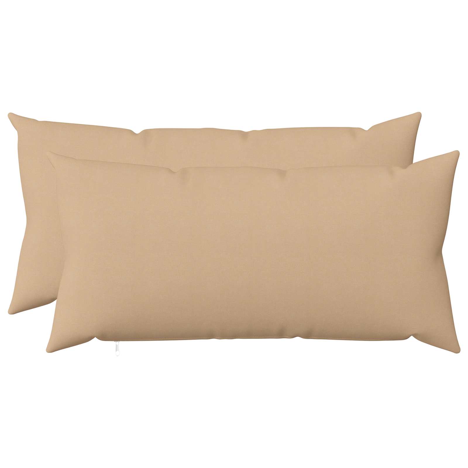 vidaXL Povlak na polštář 2 ks HEERLEN Krémová 40 x 80 cm Textil