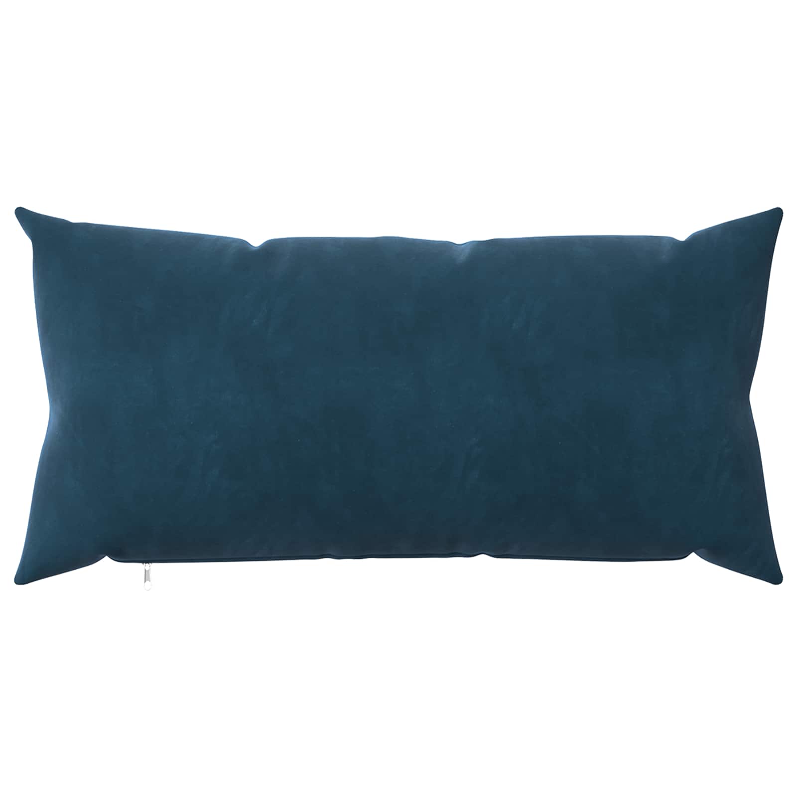 Kussensloop 12 pcs HEERLEN Blauw 40 x 80 cm Fluweel image 2