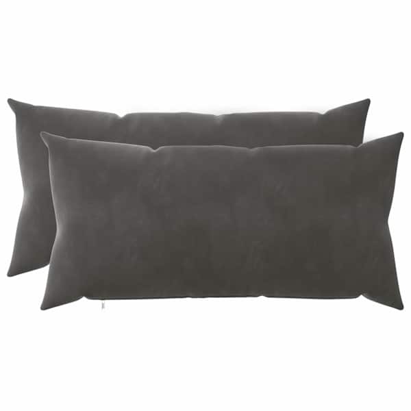vidaXL Diivanipadi 2 pcs HEERLEN Tumehall 40 x 80 cm Samet