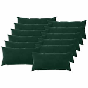 vidaXL Diivanipadi 12 tk HEERLEN Tumeroheline 40 x 80 cm Samet