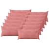 vidaXL Diivanipadi 12 pcs HEERLEN Roosa 40 x 80 cm Samet