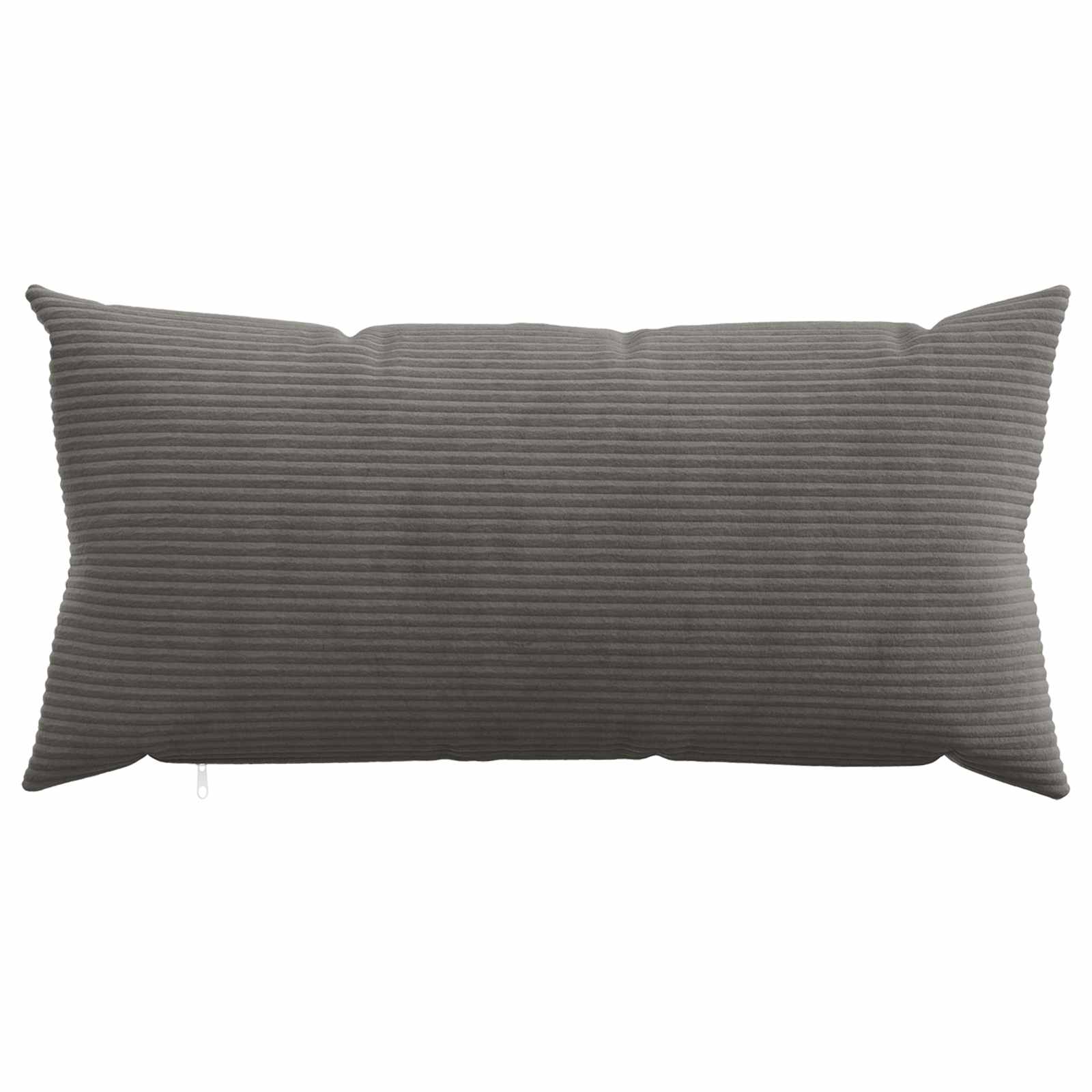 Kussensloop 12 pcs HEERLEN Donkergrijs 40 x 80 cm corduroy image 2