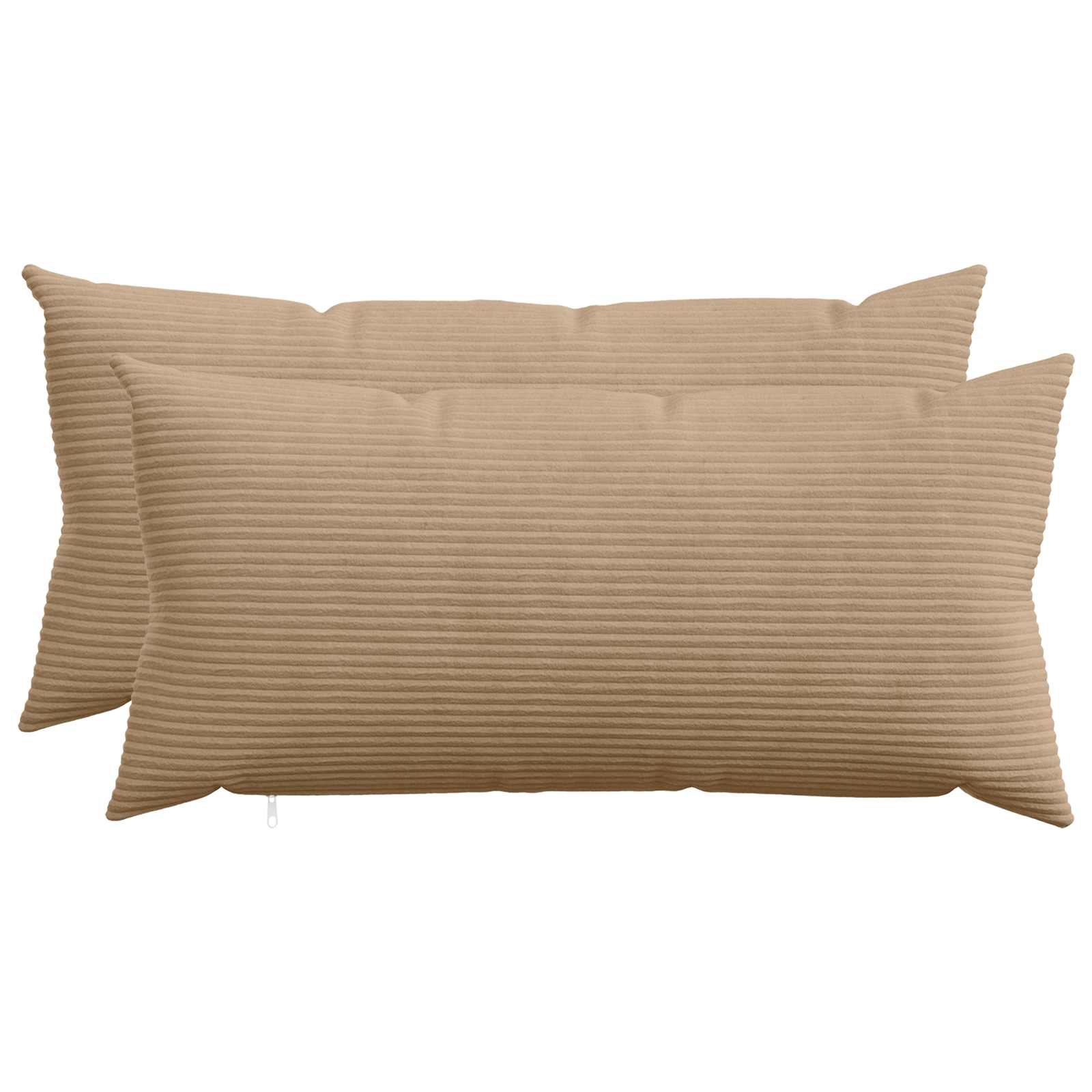 Kussensloop 2 pcs HEERLEN Bruin 40 x 80 cm corduroy image 1