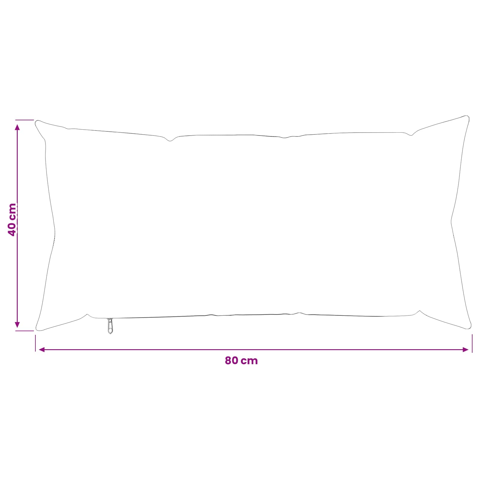Kussensloop 2 pcs HEERLEN Taupe 40 x 80 cm Microfiber Fleece image 9