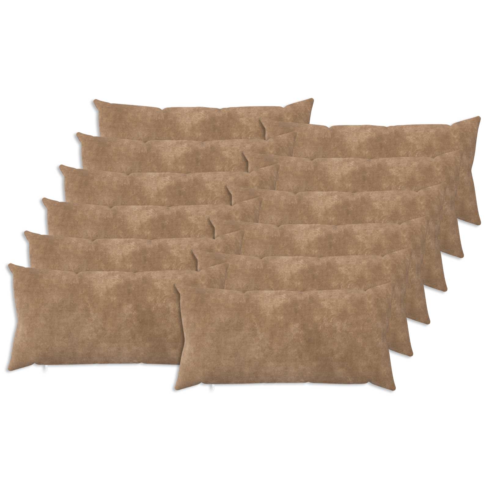 Kussensloop 12 pcs HEERLEN Taupe 40 x 80 cm Microfiber Fleece image 1