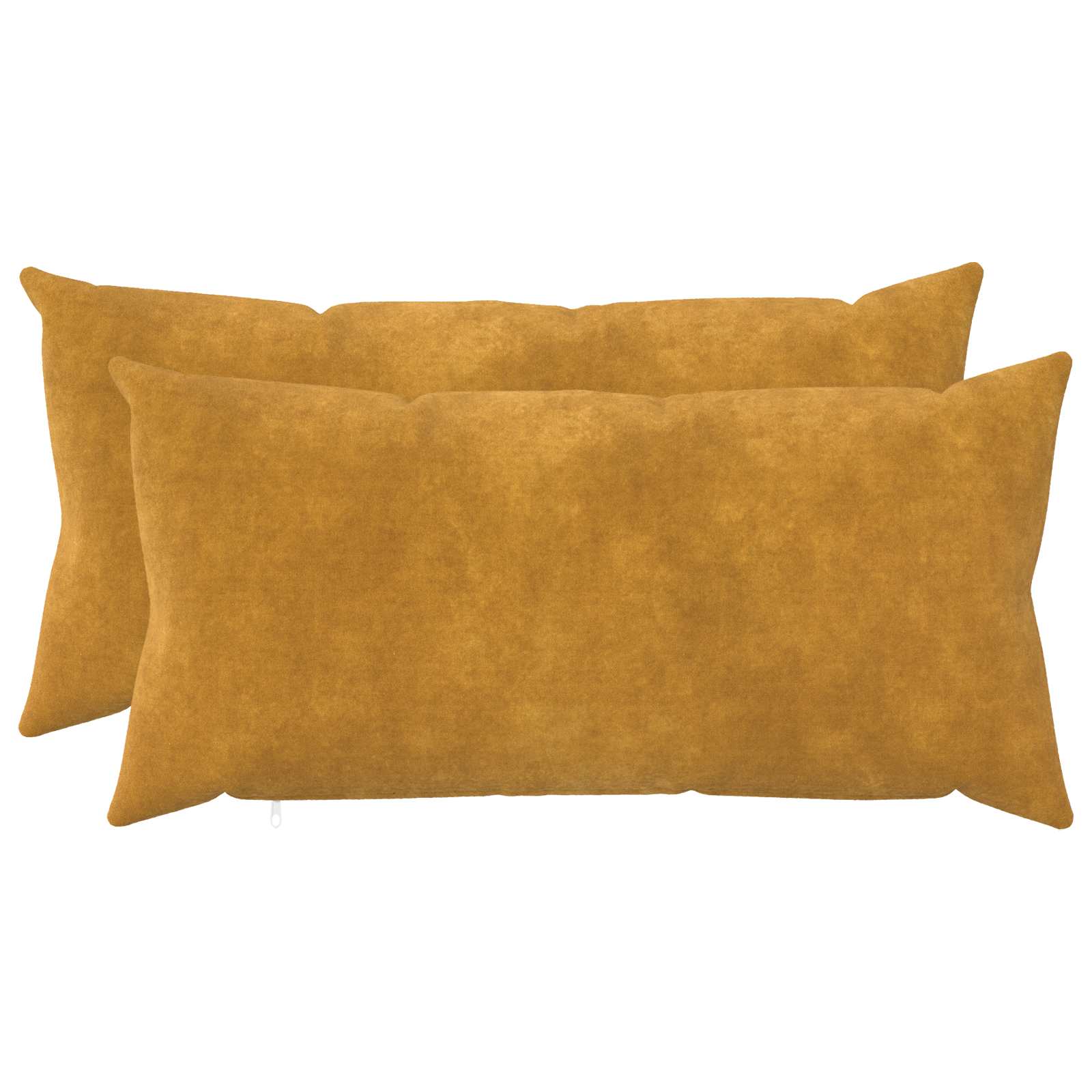 Kussensloop 2 pcs HEERLEN Geel 40 x 80 cm Microfiber Fleece image 1