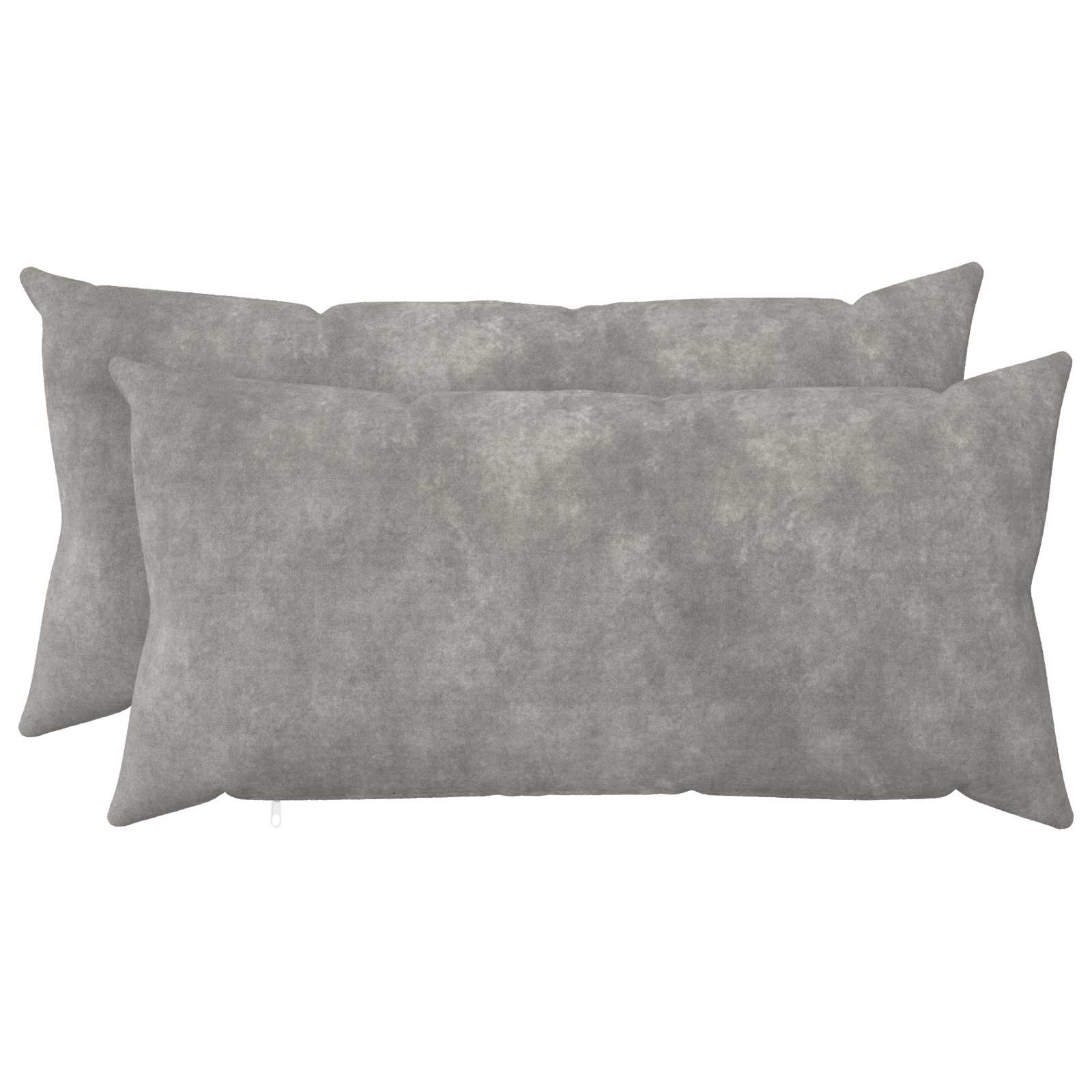 vidaXL Povlak na polštář 2 pcs HEERLEN Světle šedá 40 x 80 cm