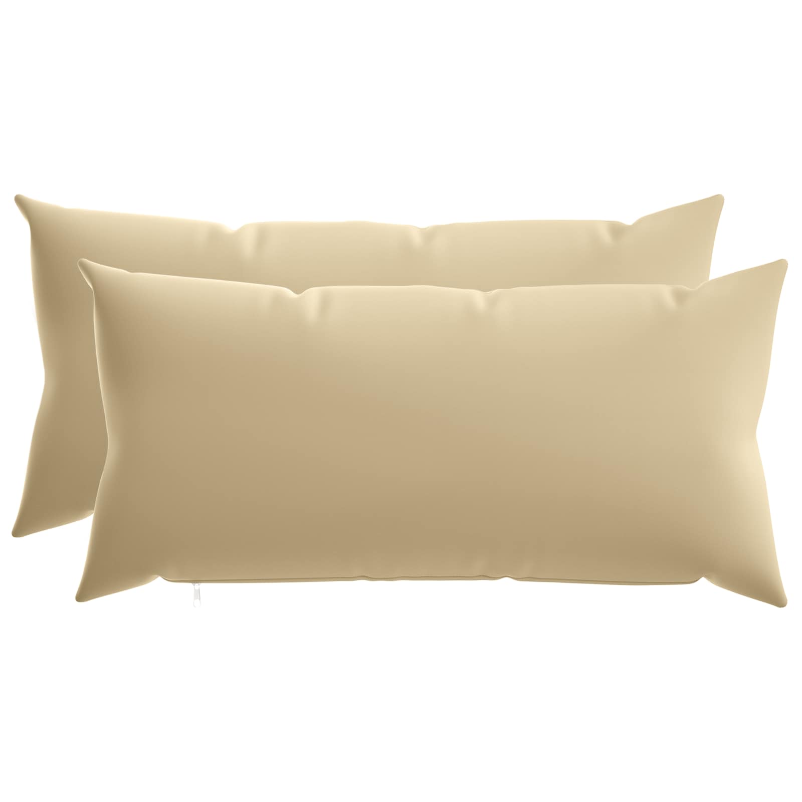 Kussensloop 2 pcs HEERLEN Beige 40 x 80 cm Polyester image 1