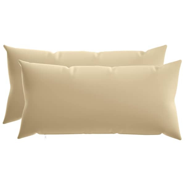vidaXL Diivanipadi 2 pcs HEERLEN Beež 40 x 80 cm Pol&uuml;ester