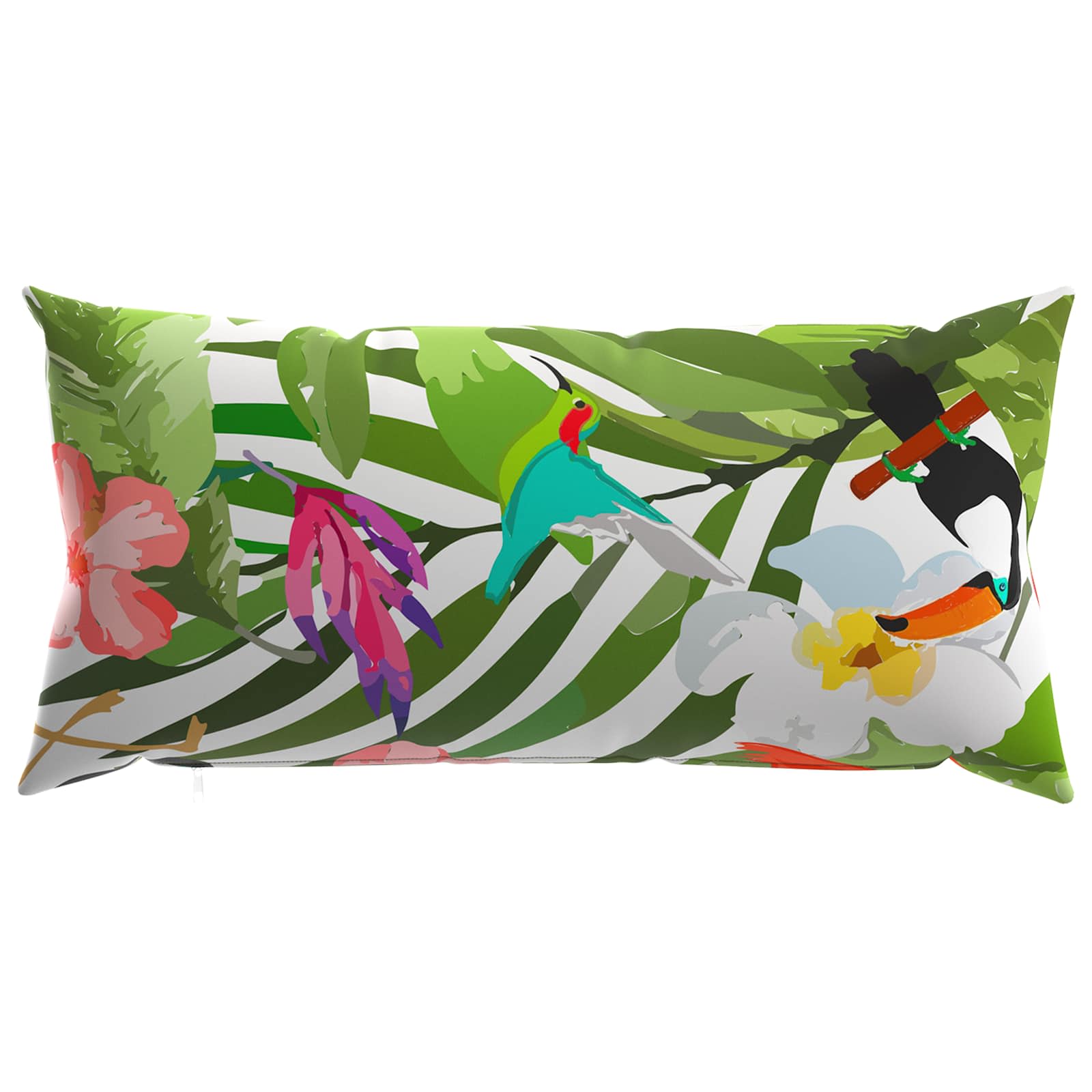 vidaXL Kussensloop 12 st HEERLEN Meerkleurig 40 x 80 cm Polyester, foto 2