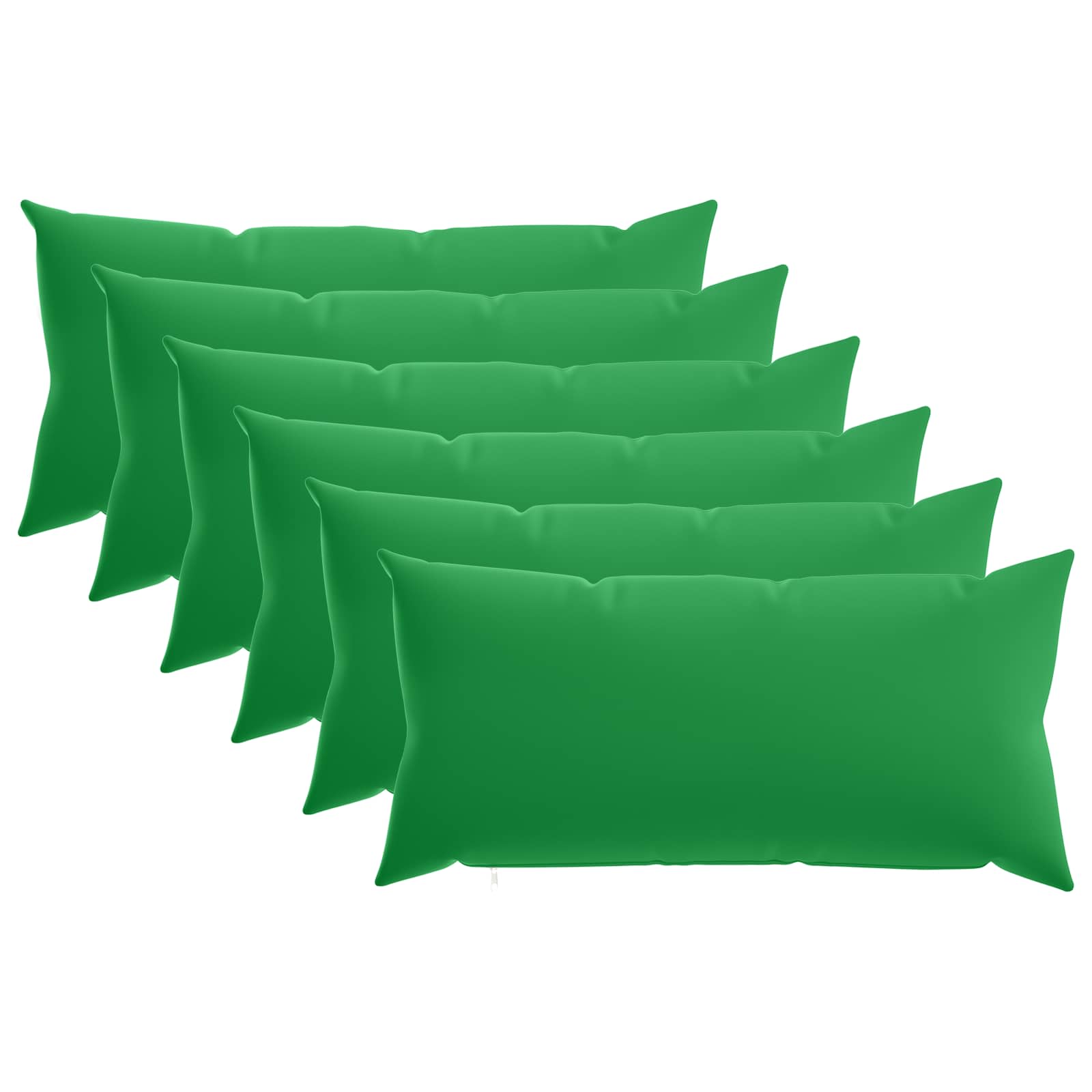 Kussensloop 6 pcs HEERLEN Groen 40 x 80 cm Polyester image 1