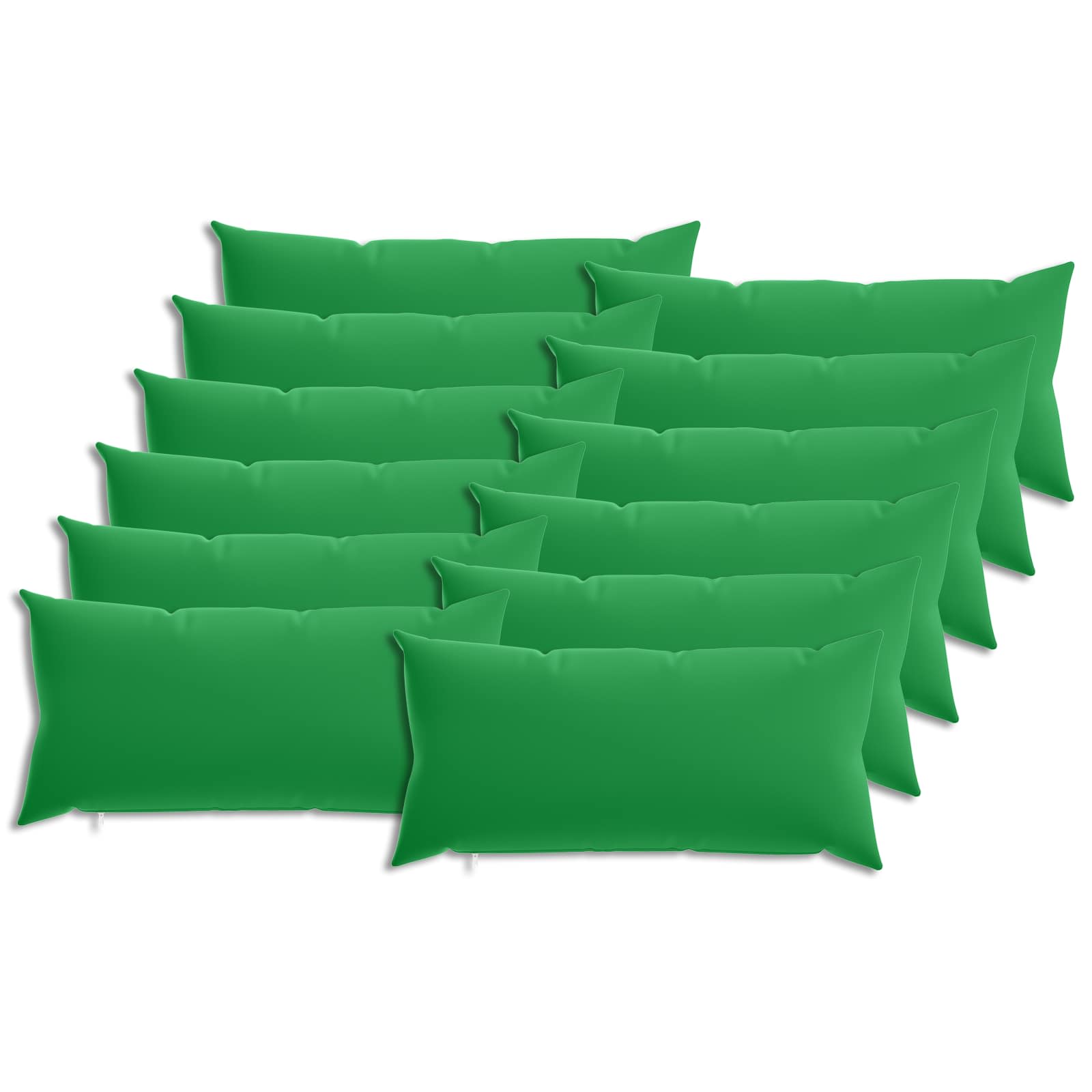 Kussensloop 12 pcs HEERLEN Groen 40 x 80 cm Polyester image 1