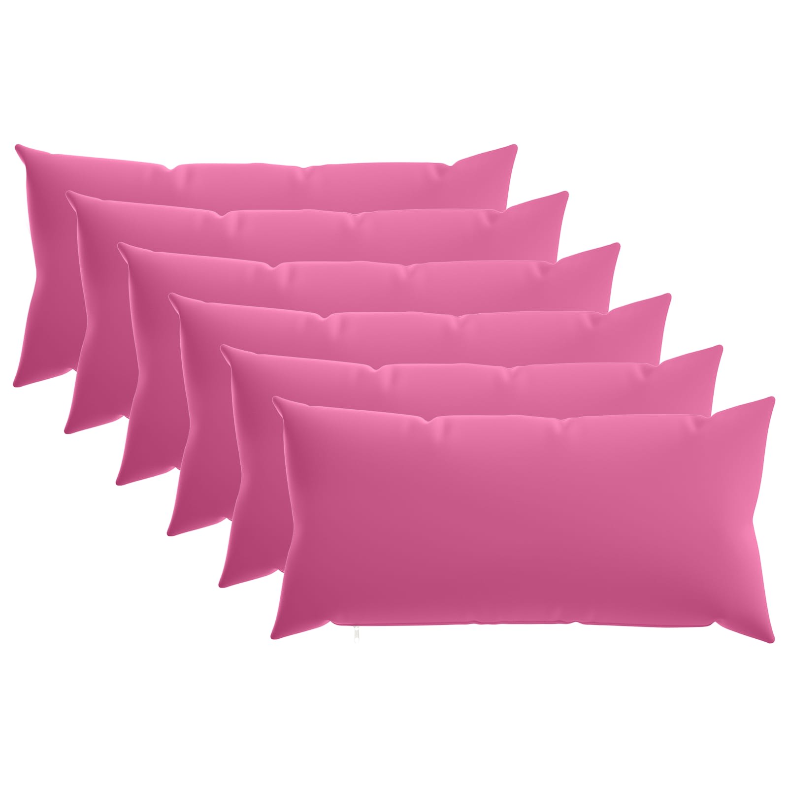 Kussensloop 6 pcs HEERLEN Roze 40 x 80 cm Polyester image 1