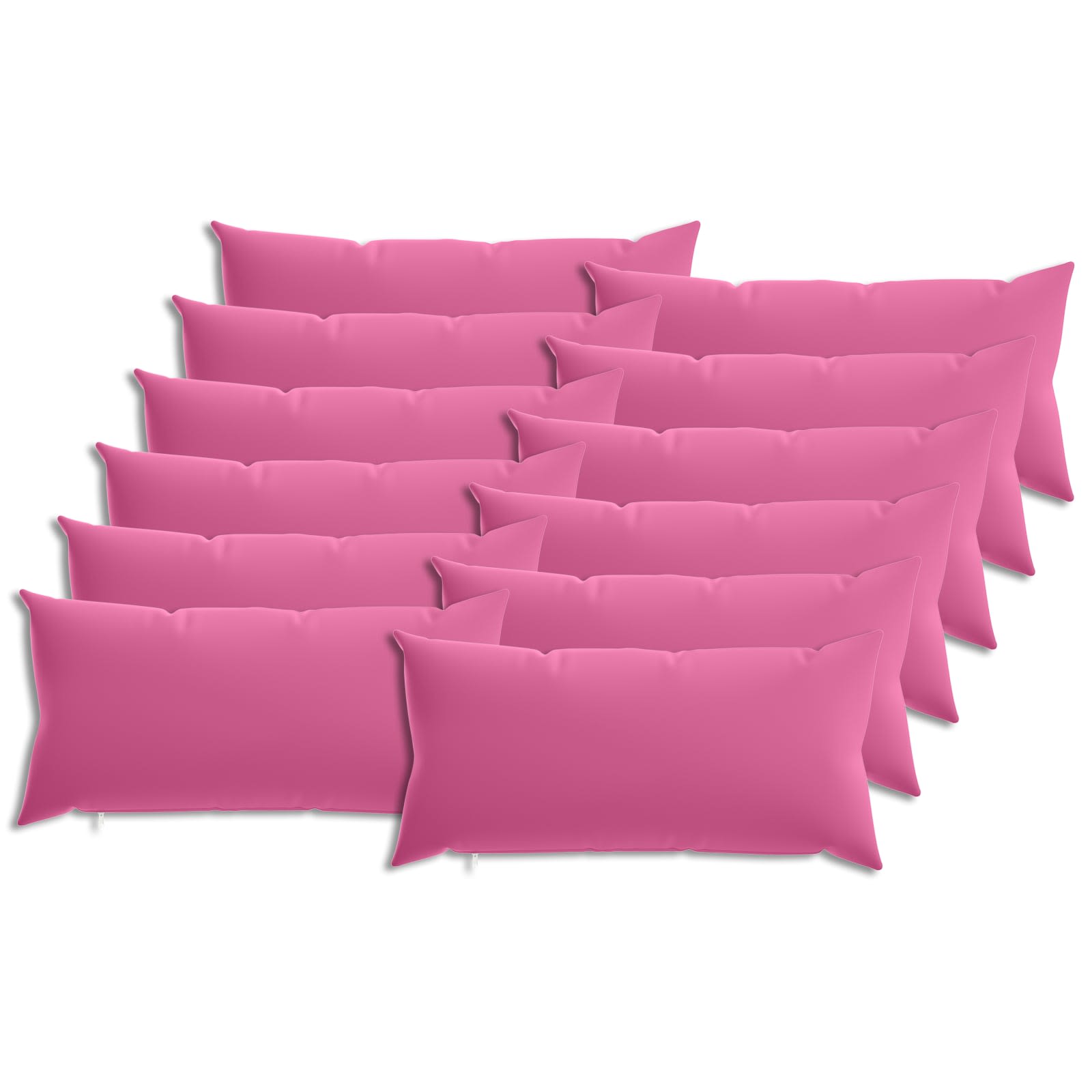 Kussensloop 12 pcs HEERLEN Roze 40 x 80 cm Polyester image 1