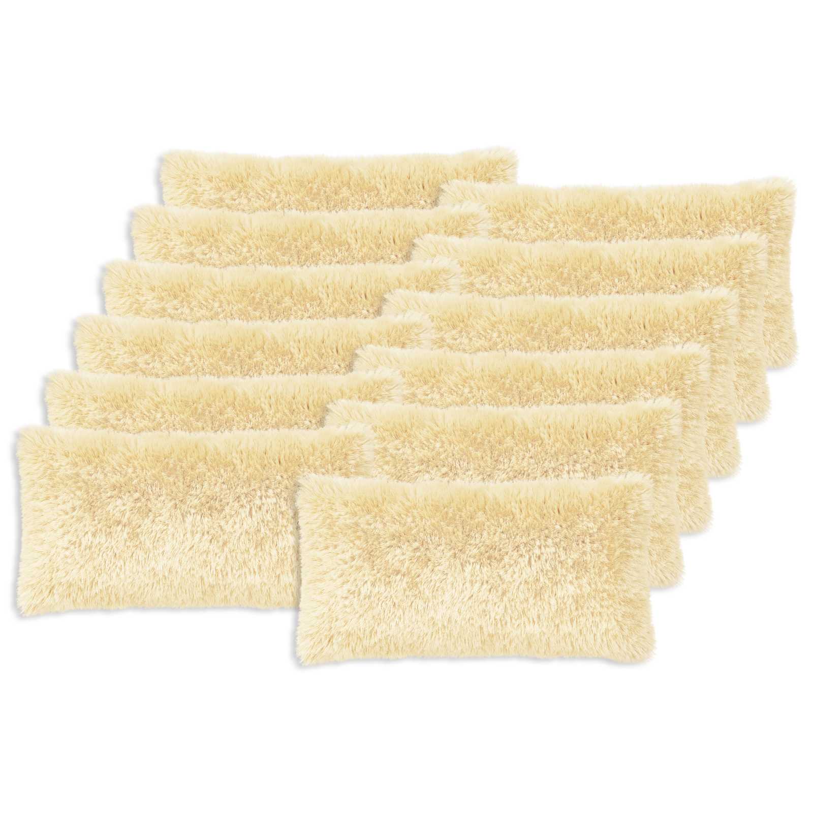 Kussensloop 12 pcs HEERLEN Crèmekleurig 40 x 80 cm PV Fleece image 2