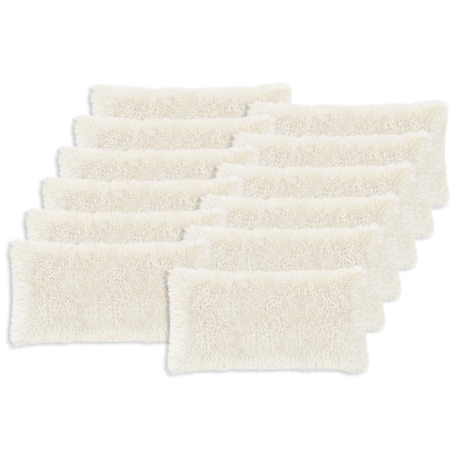 Kussensloop 12 pcs HEERLEN Wit 40 x 80 cm PV Fleece image 2