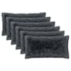 vidaXL Diivanipadi 6 pcs HEERLEN Antratsiit 40 x 80 cm PV Fliis