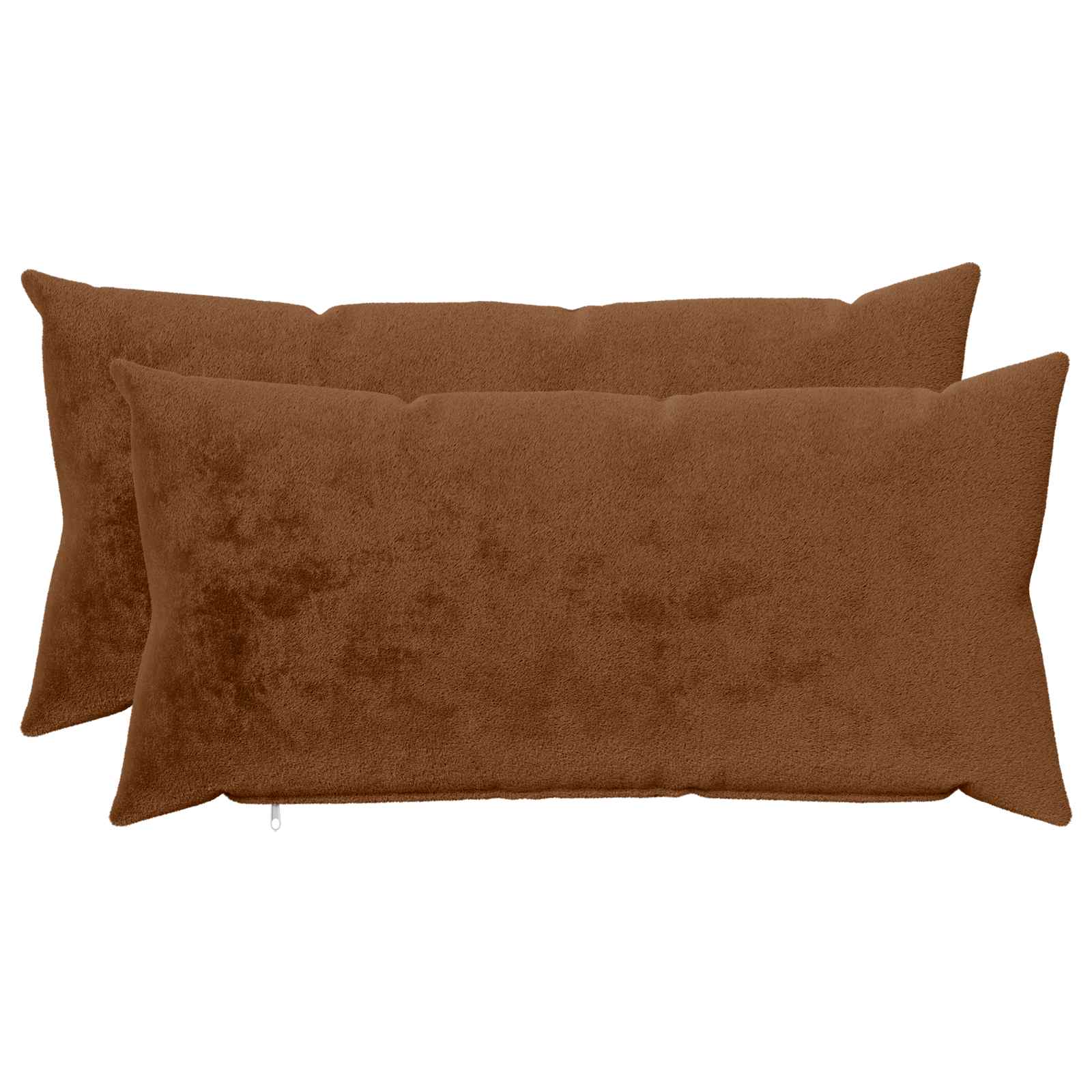 vidaXL Poťah na podložku 2 ks HEERLEN Svetlohnedá 40 x 80 cm Flanel