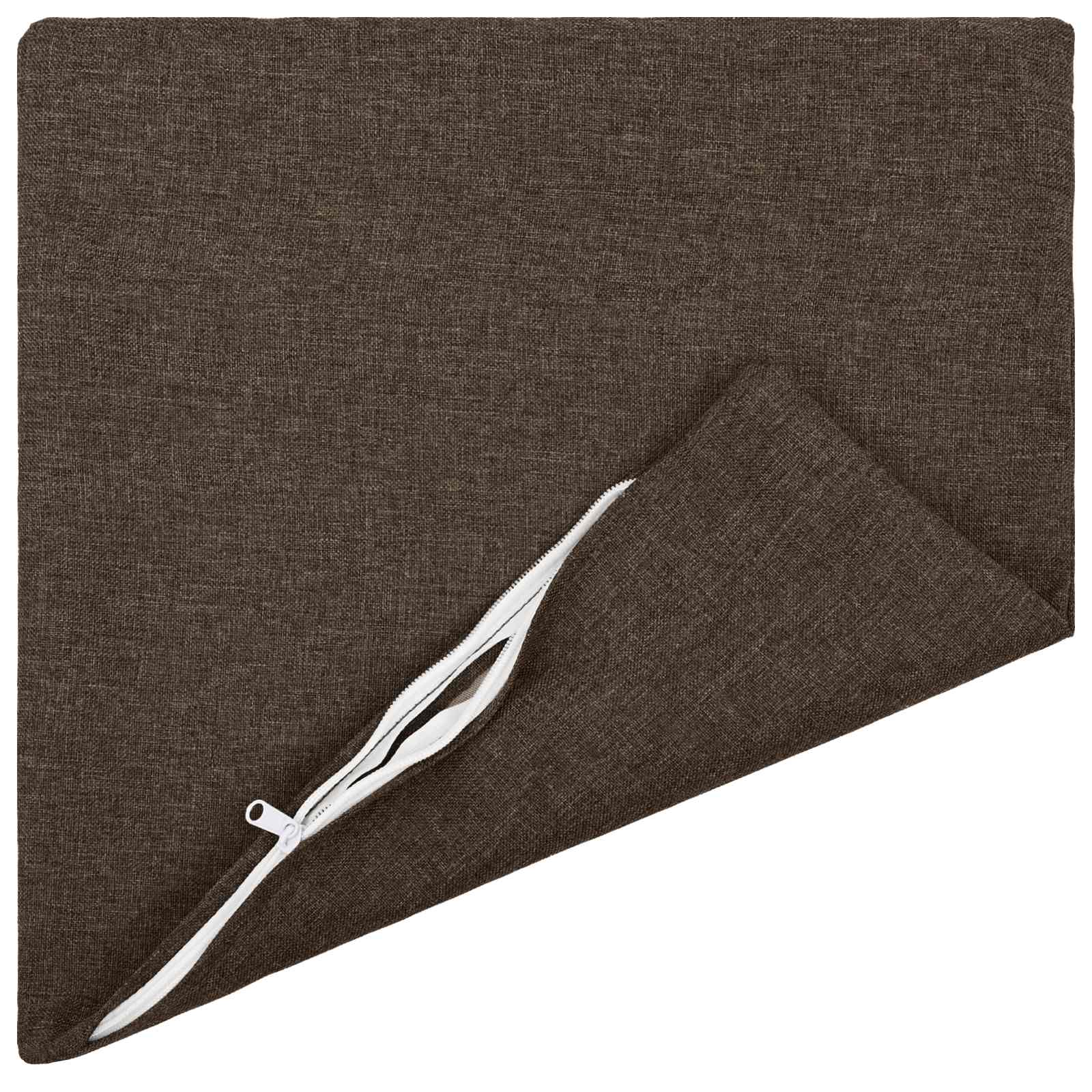 Kussensloop 12 st HEERLEN Taupe 45 x 45 cm Stof image 3